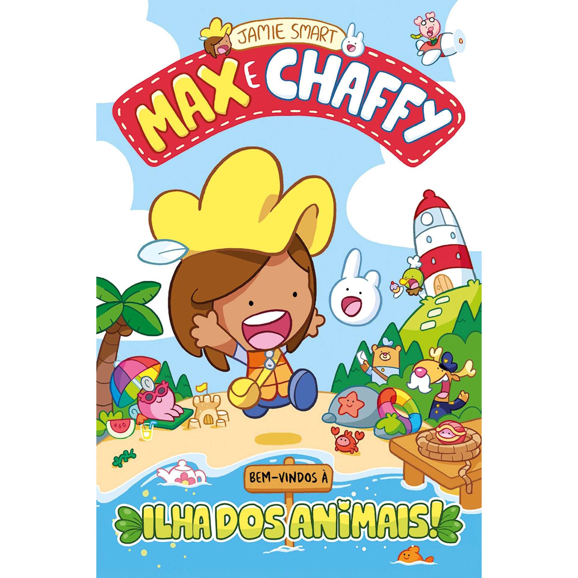 Max e Chaffy - Bem-vindos &agrave; Ilha dos Animais! (Livro 1) de Jamie Smart