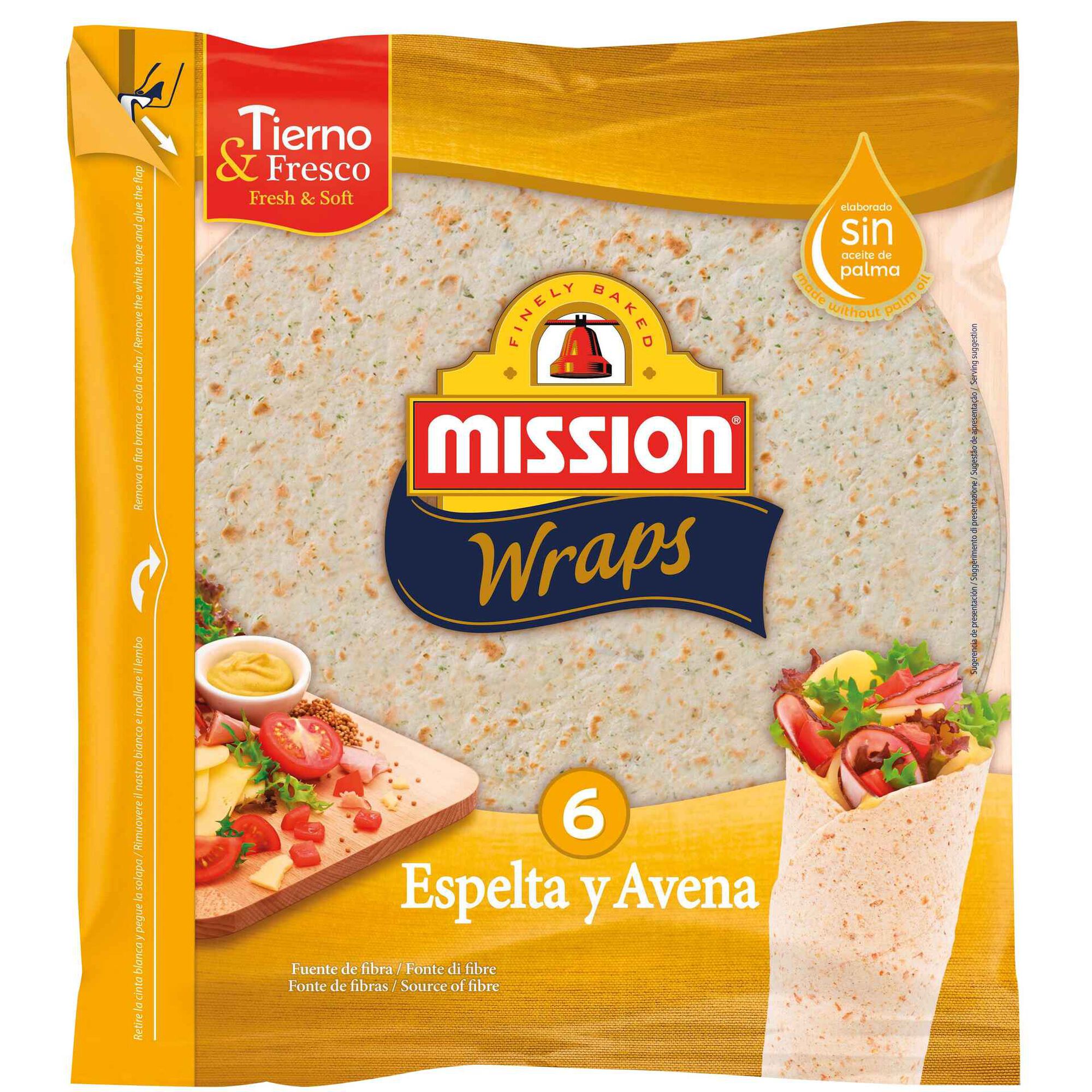 Wrap de Espelta e Aveia