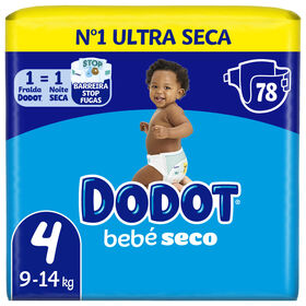 Fraldas Beb&eacute; Seco 9-14kg T4 Dodot
