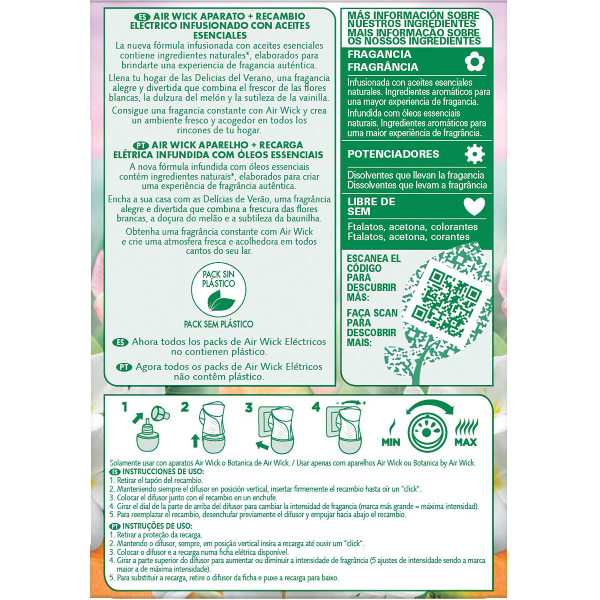 Ambientador El&eacute;trico Del&iacute;cias de Ver&atilde;o