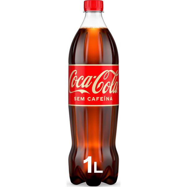 Refrigerante com Gás Cola sem Cafeína Coca-Cola
