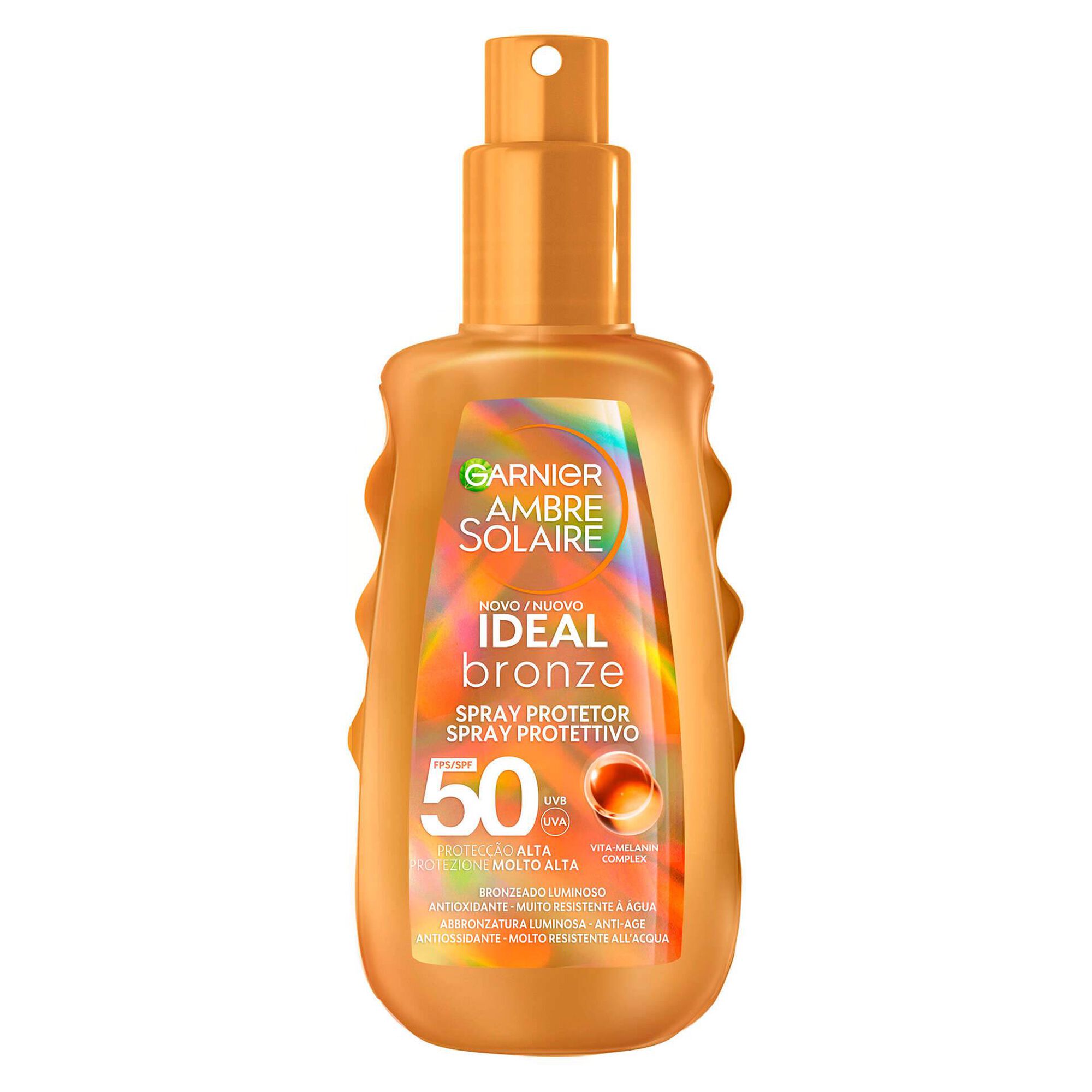 Protetor Solar Spray Ideal Bronze FPS 50 Garnier Ambre Solaire