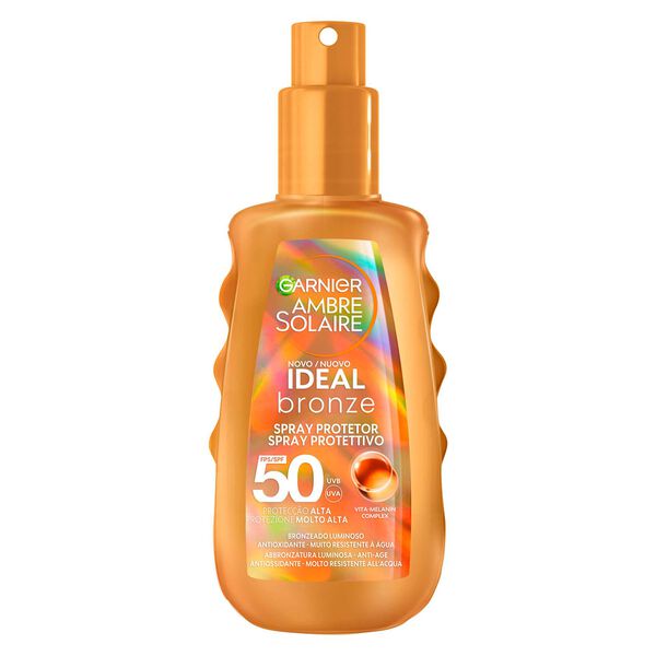 Protetor Solar Spray Ideal Bronze FPS 50 Garnier Ambre Solaire