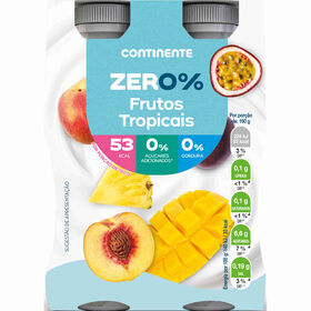 Iogurte L&iacute;quido Zero% Frutos Tropicais Continente