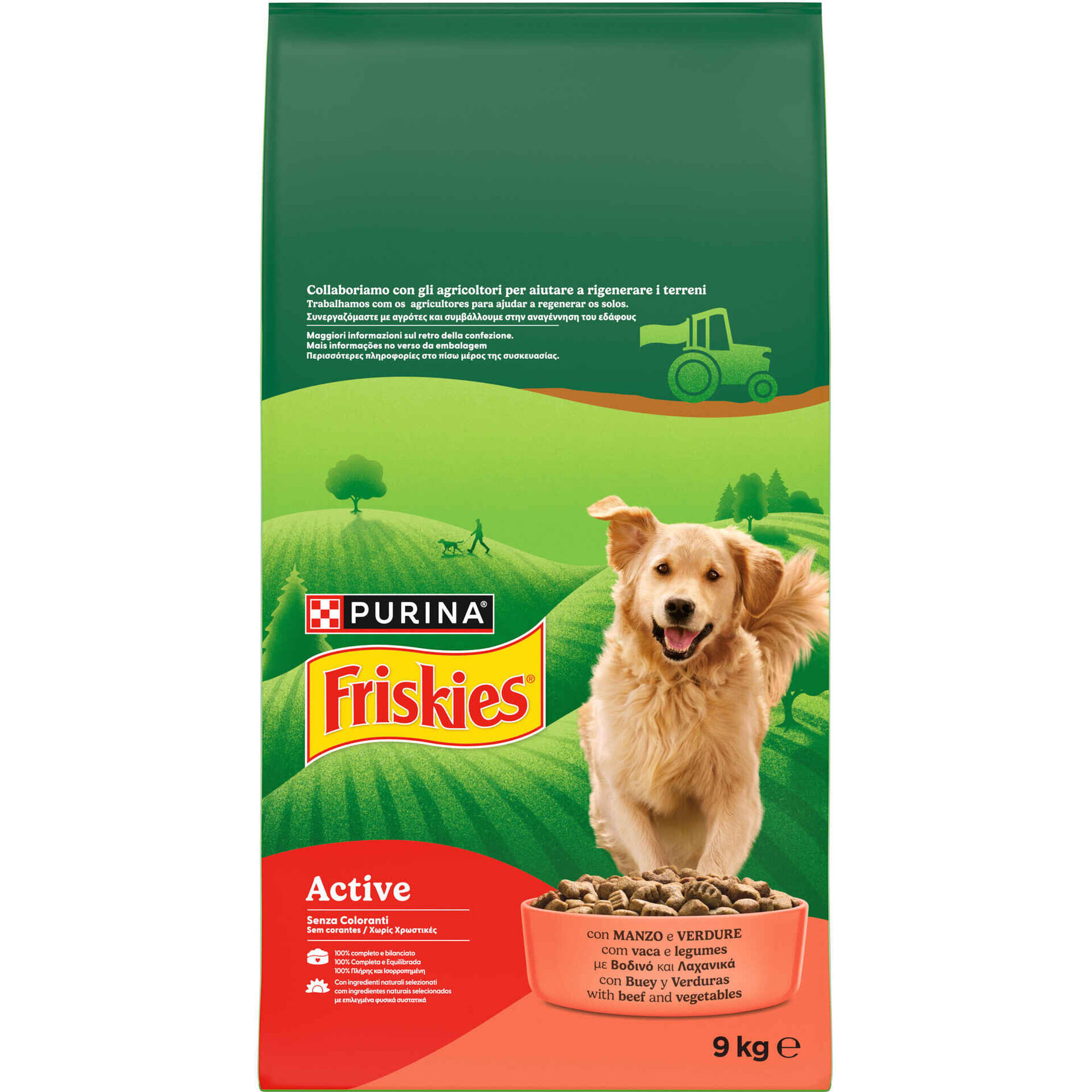 Ra&ccedil;&atilde;o para C&atilde;o Adulto Active Vaca Purina Friskies