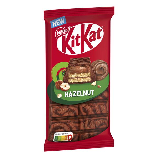 Tablete de Chocolate de Leite, Bolacha e Avelã Kit Kat