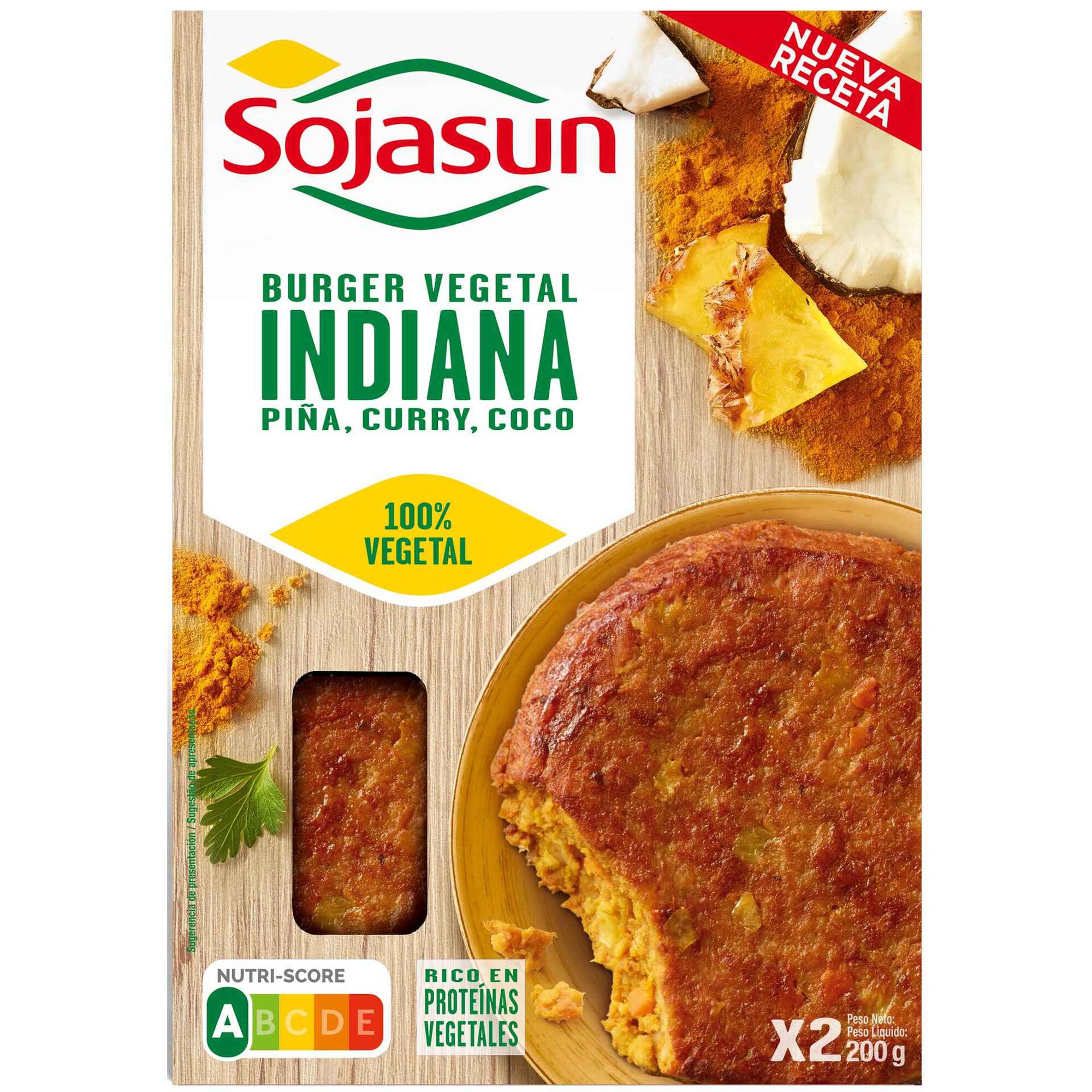Hambúrguer Indiano Vegetal Hambúrguer Indiano Vegetal