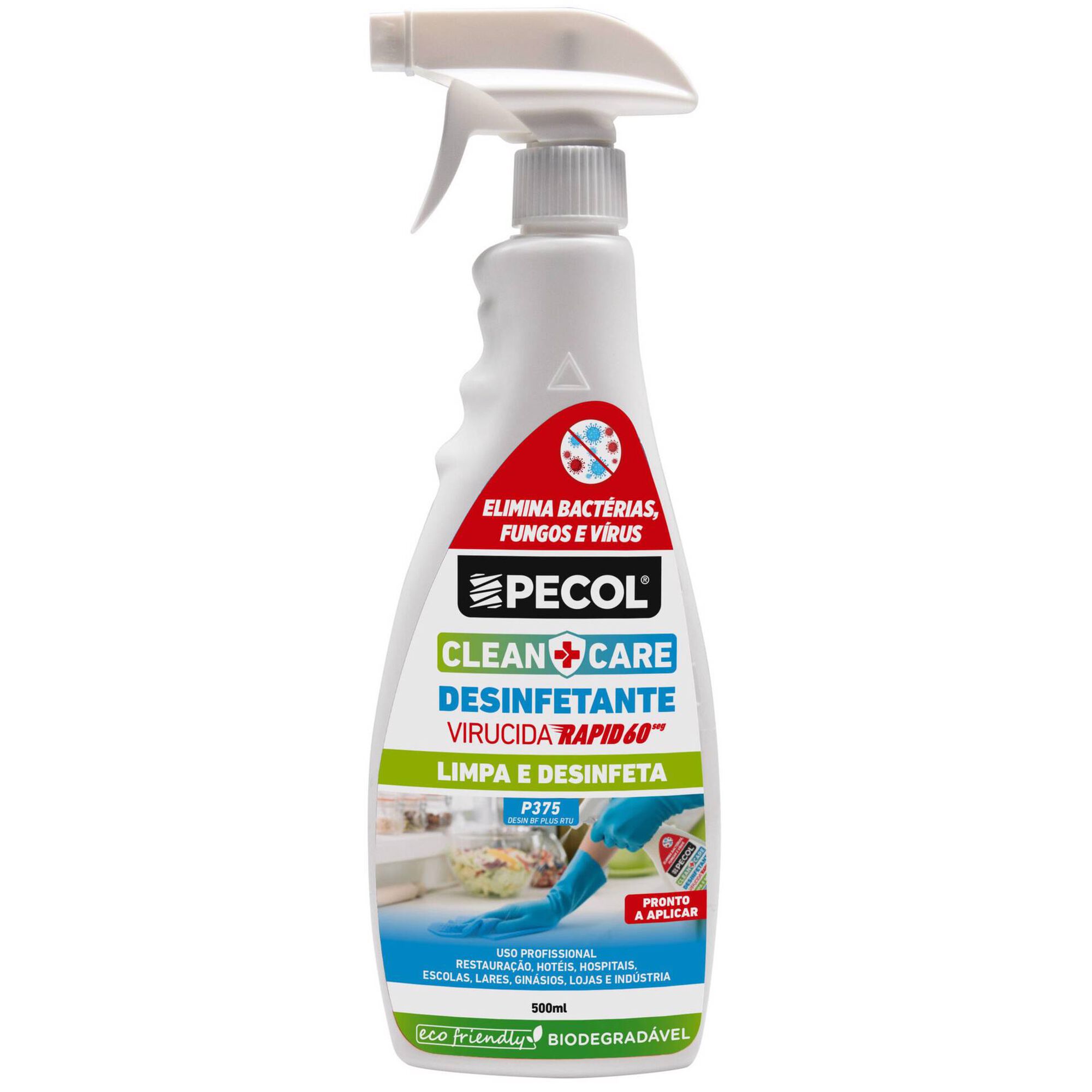 Multisuperfícies Spray Desinfetante Rapid Clean & Care Multisuperfícies Spray Desinfetante Rapid Clean & Care