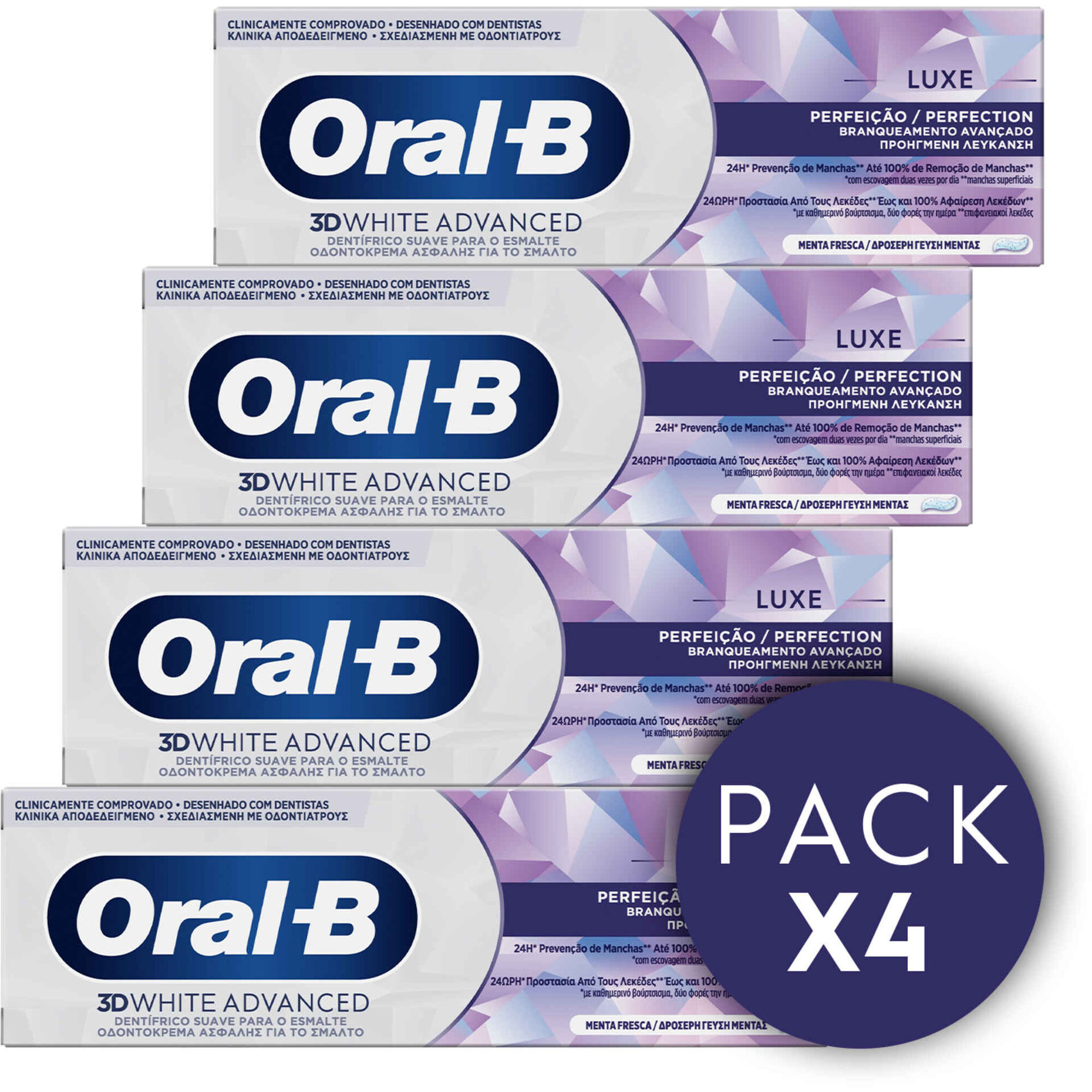 Pasta de Dentes 3D White Luxe Perfei&ccedil;&atilde;o