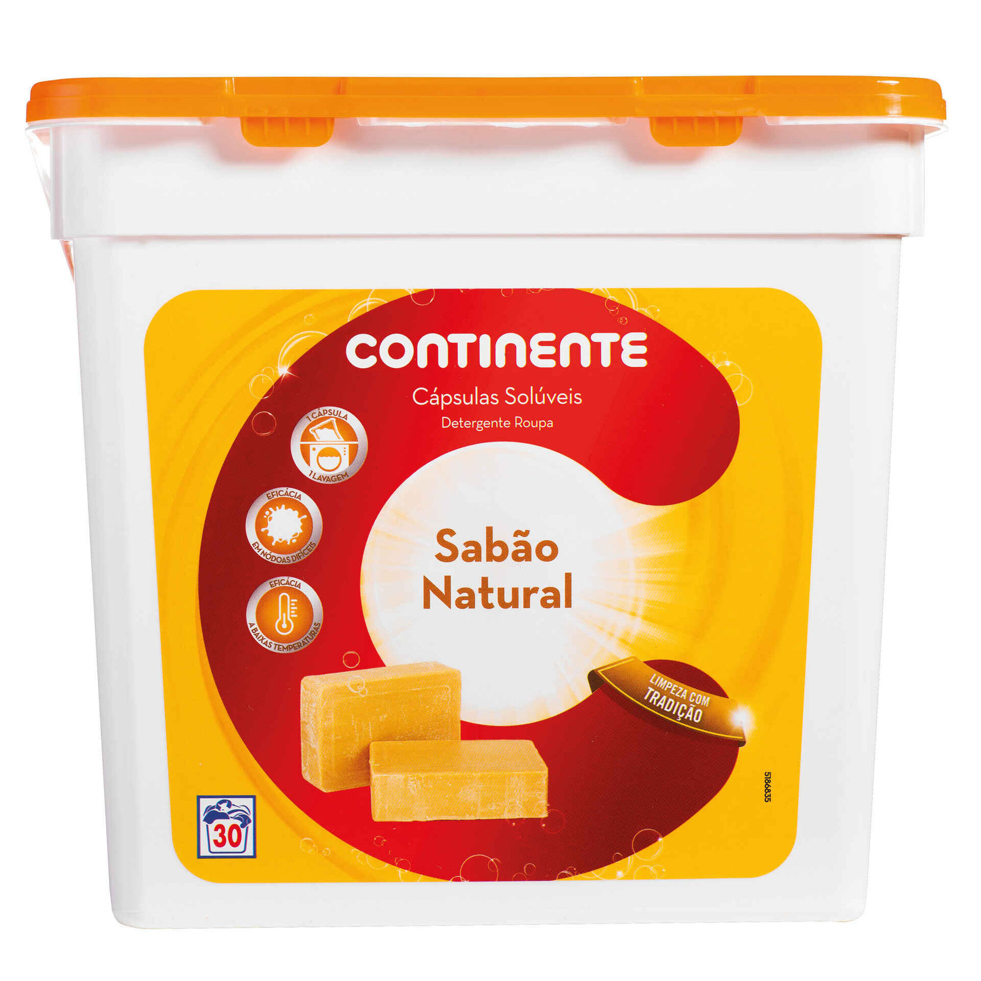 Detergente Máquina Roupa Cápsulas Sabão Natural