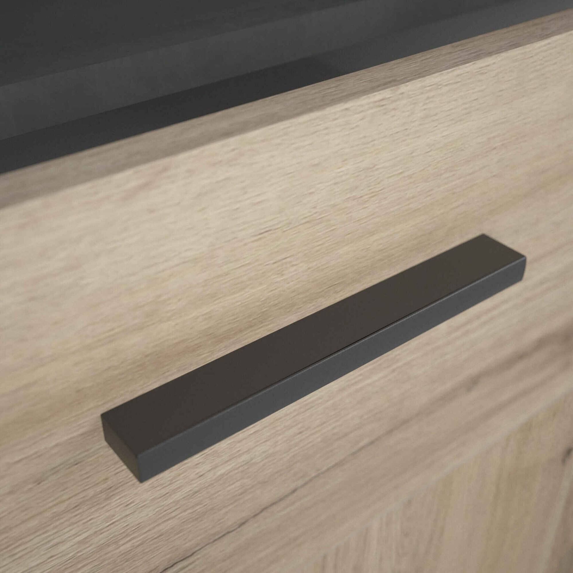 Aparador 3 portas 1 gaveta 185x43x88cm Sheffield