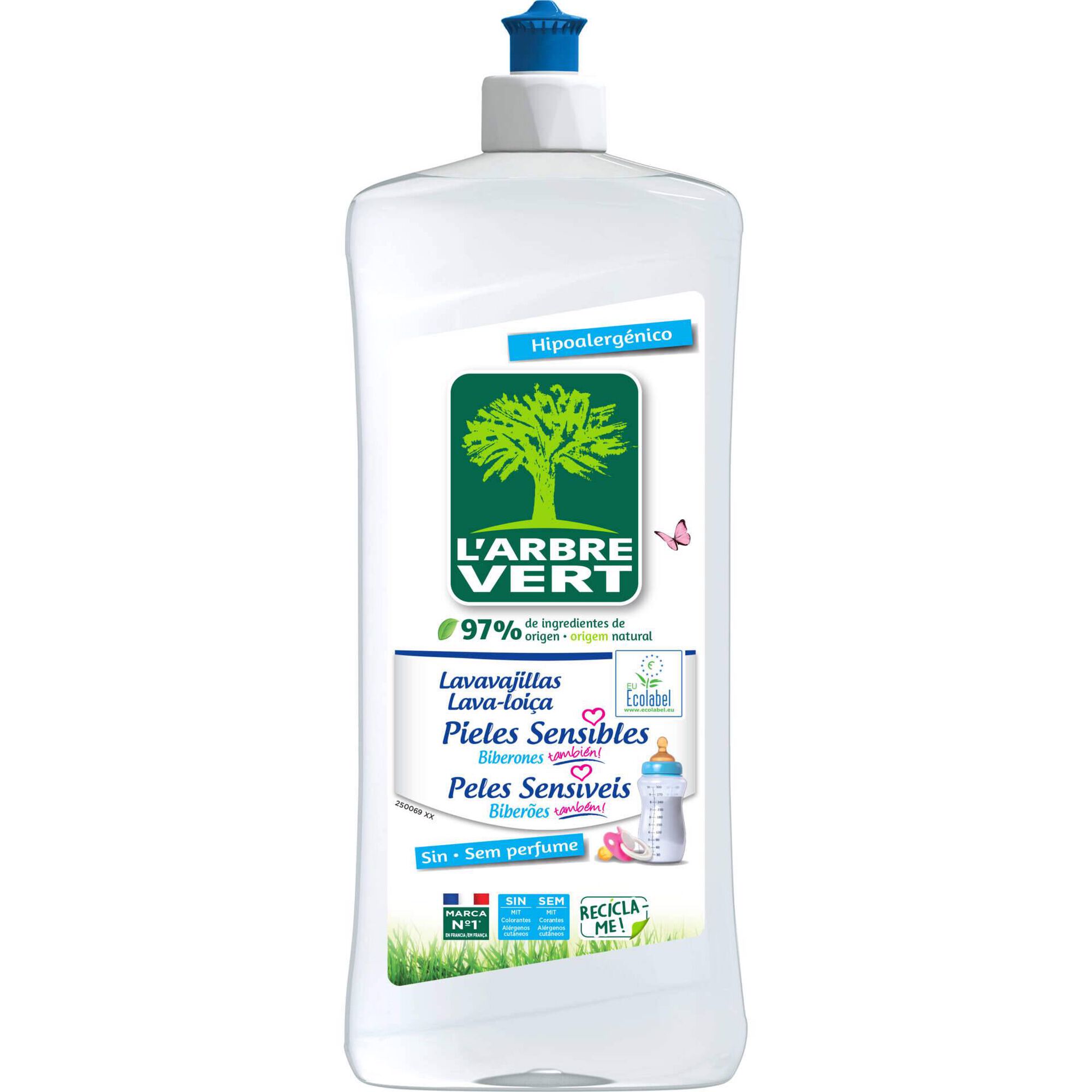 Detergente Manual Loiça Peles Sensíveis Detergente Manual Loiça Peles Sensíveis