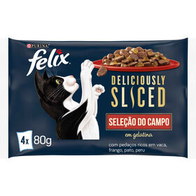 Comida Húmida para Gato Adulto Deliciously Sliced Seleção de Peixes