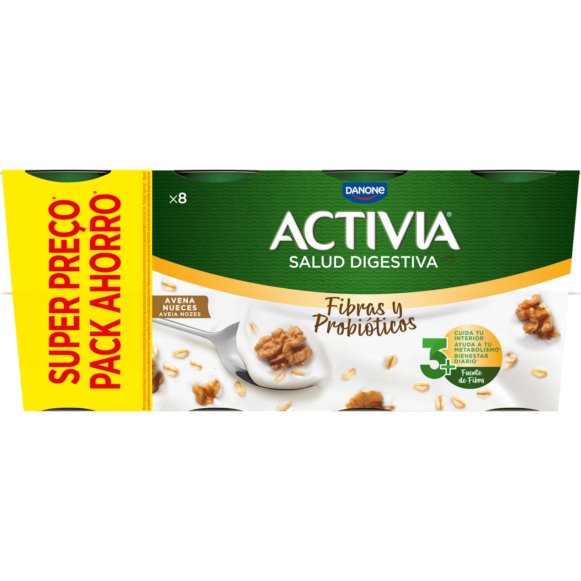 Iogurte Bifidus Pedaços Aveia e Noz