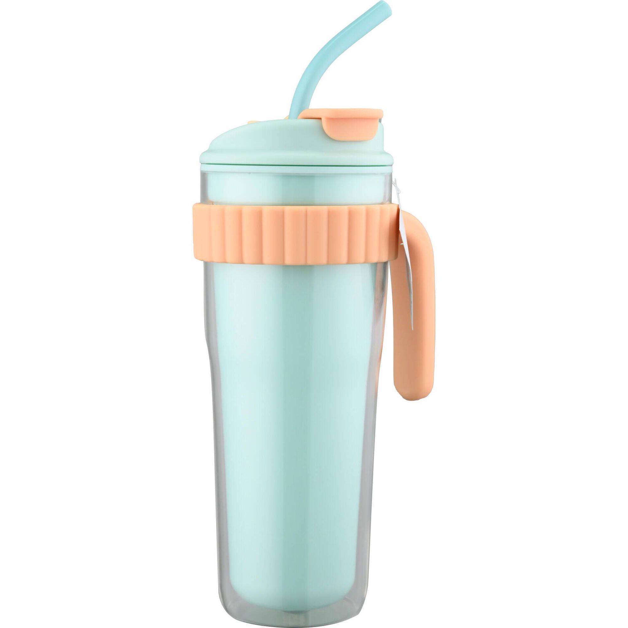 Caneca Happiness 900ml Menta e Laranja