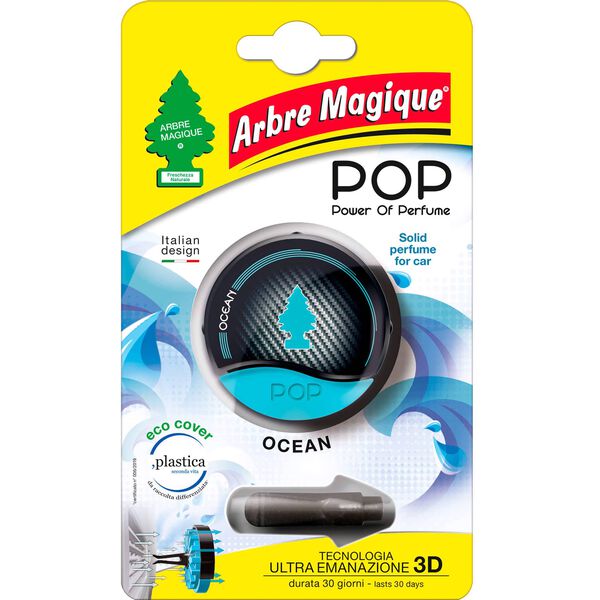 Ambientador Auto Encaixar Oceano Arbre Magique