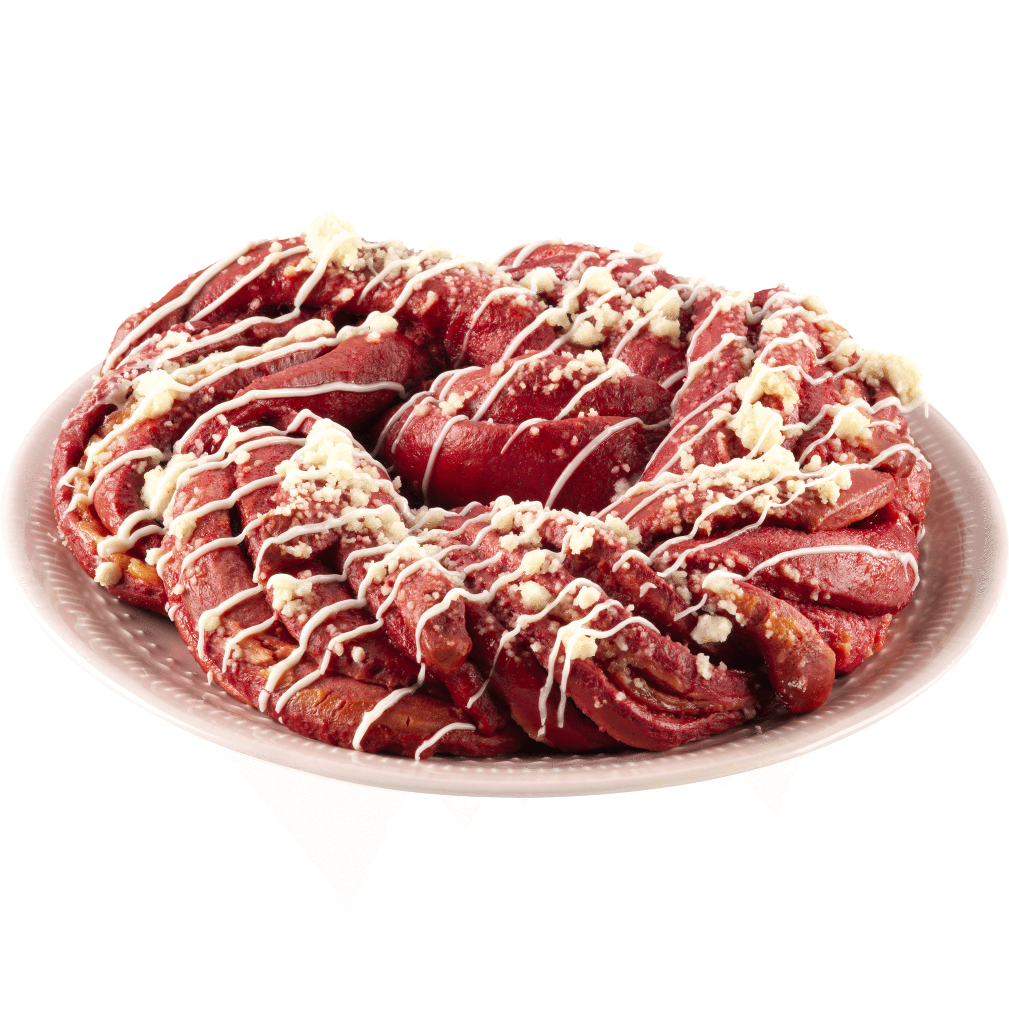 Bolo-Rei Red Velvet com Creme Cheese