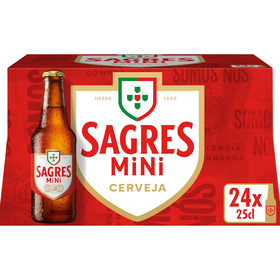 Cerveja com &Aacute;lcool Sagres Mini