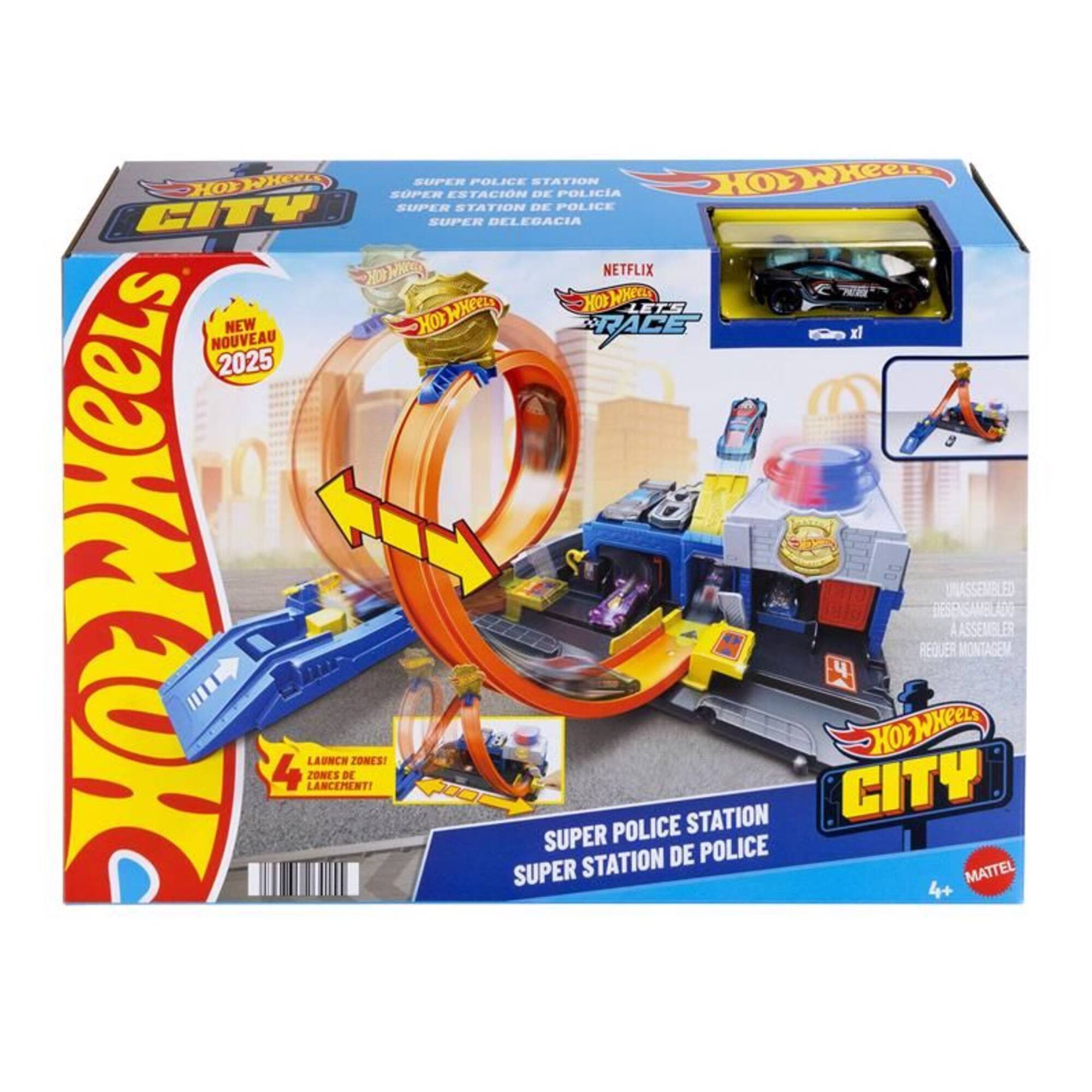 Hot Wheels - Pista Super Esquadra da Pol&iacute;cia