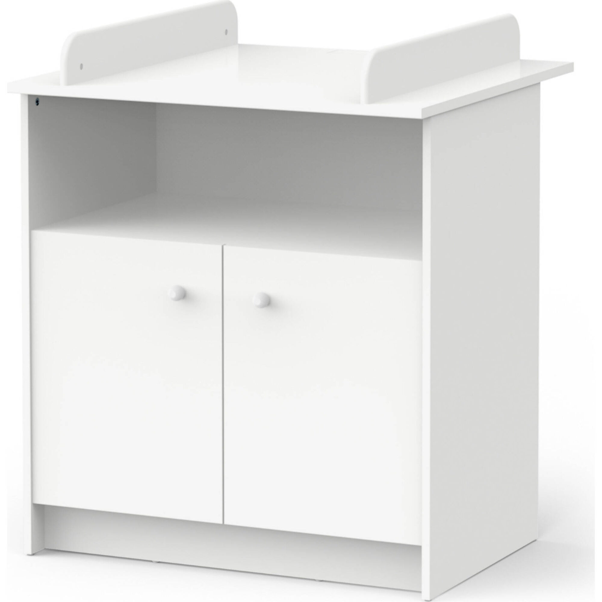 C&oacute;moda com Muda Fralda Branco Helicia