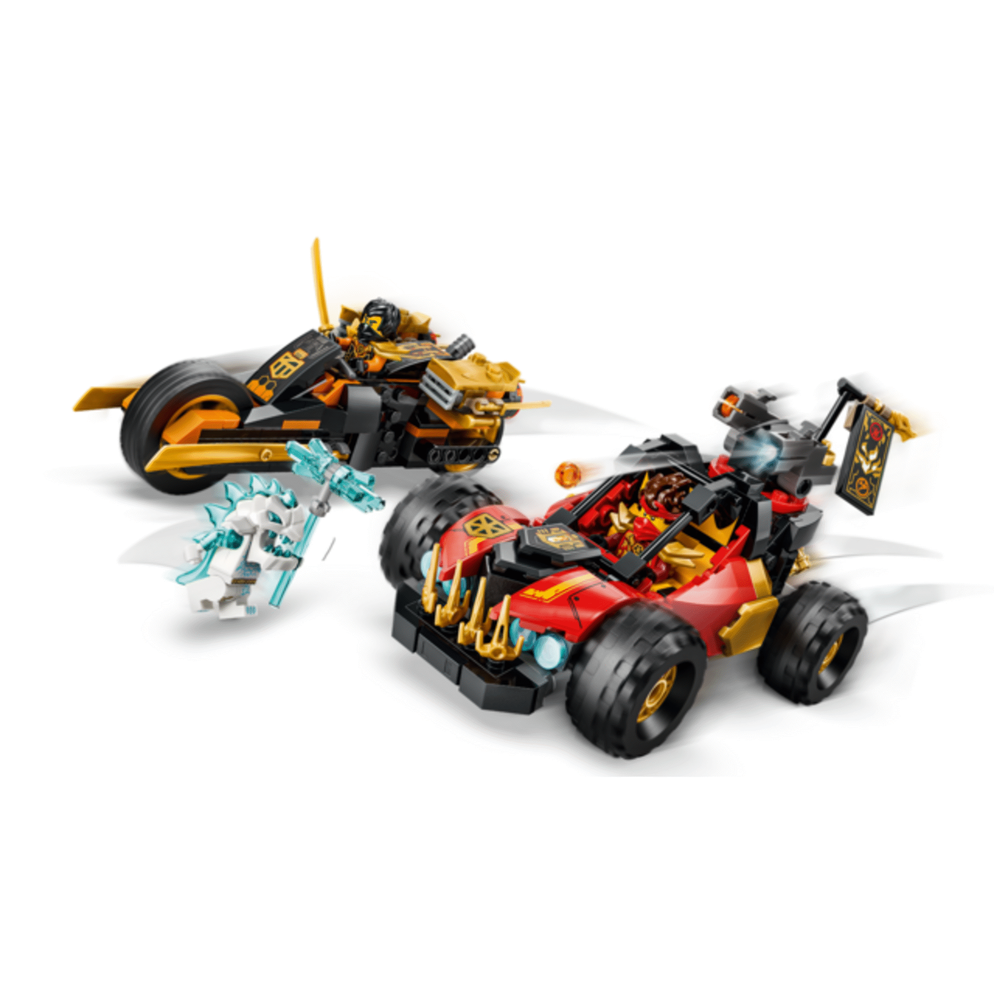 LEGO Ninjago - Ve&iacute;culos Combinadores do Kai e do Cole - 71864