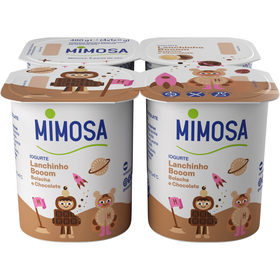 Iogurte Aroma Bolacha e Chocolate Infantil Lanchinho Booom