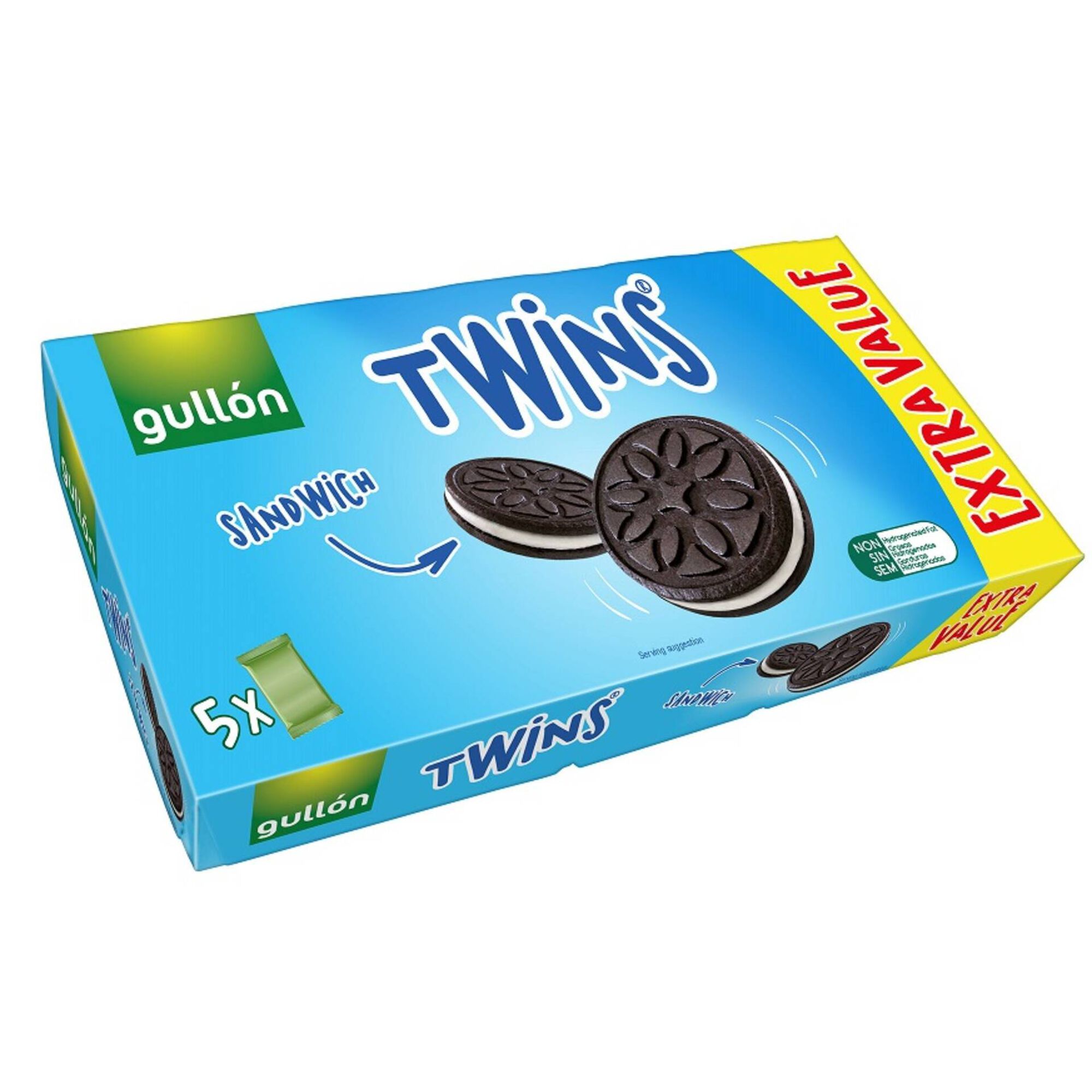 Bolachas Twins Recheadas com Creme Gull&oacute;n