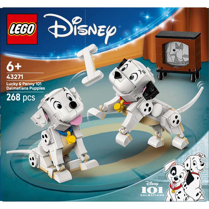 LEGO Disney - Lucky &amp; Penny: Cachorrinhos dos 101 Dálmatas - 43271