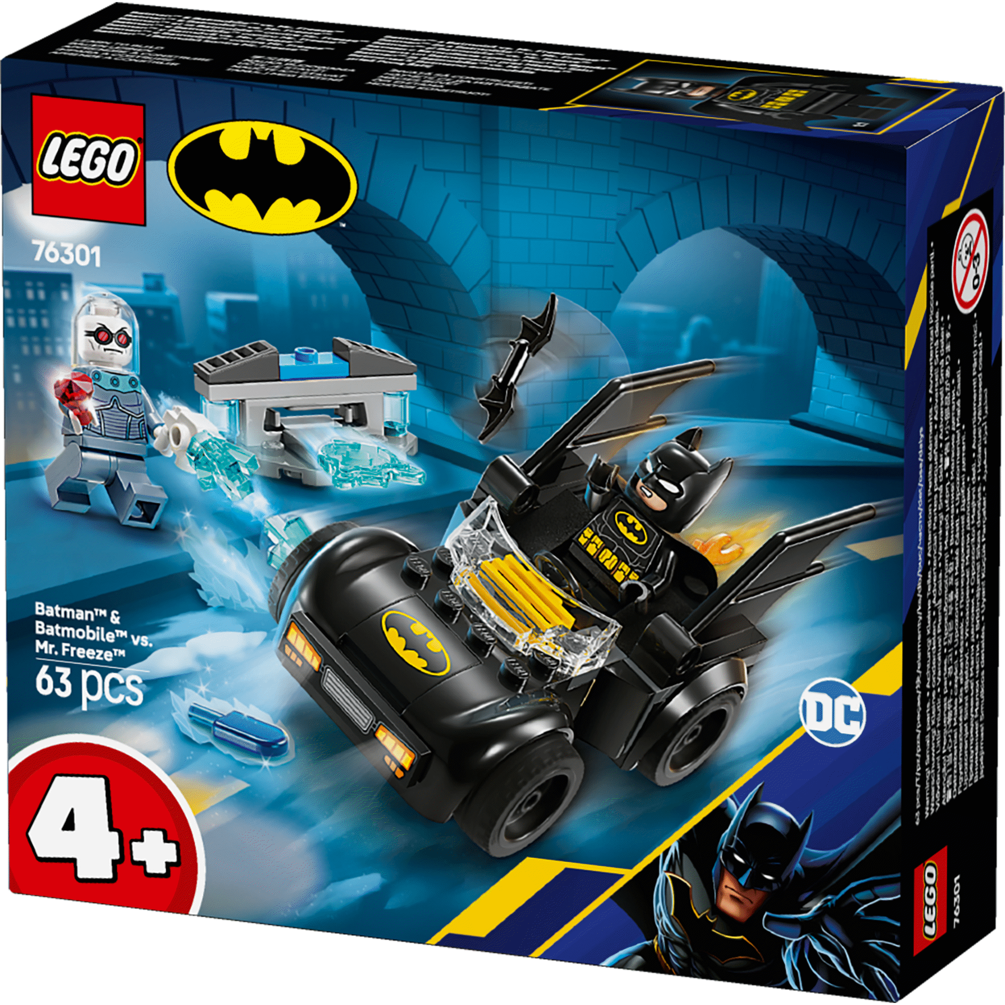 Batman e Batmobile contra Mr. Freeze - 76301
