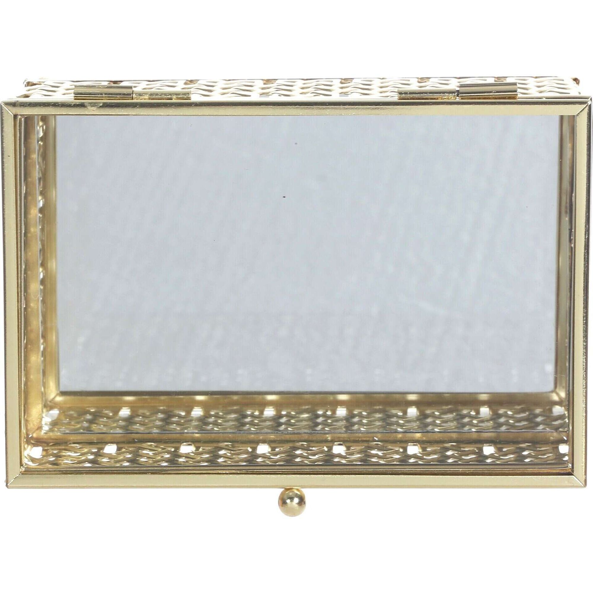 Caixa Decorativa 15x11x7cm Dourada