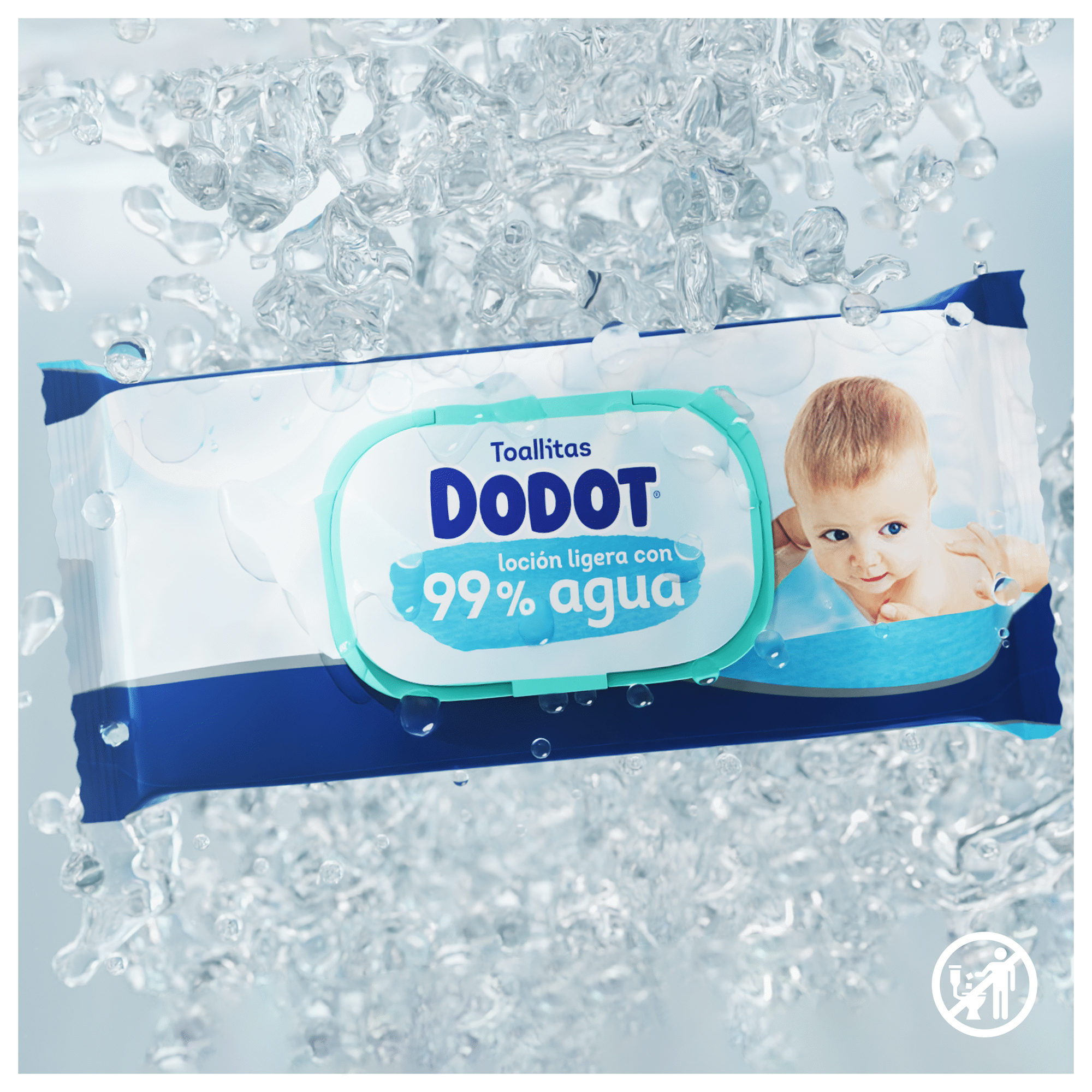 Toalhitas Beb&eacute; 99% Aqua Dodot