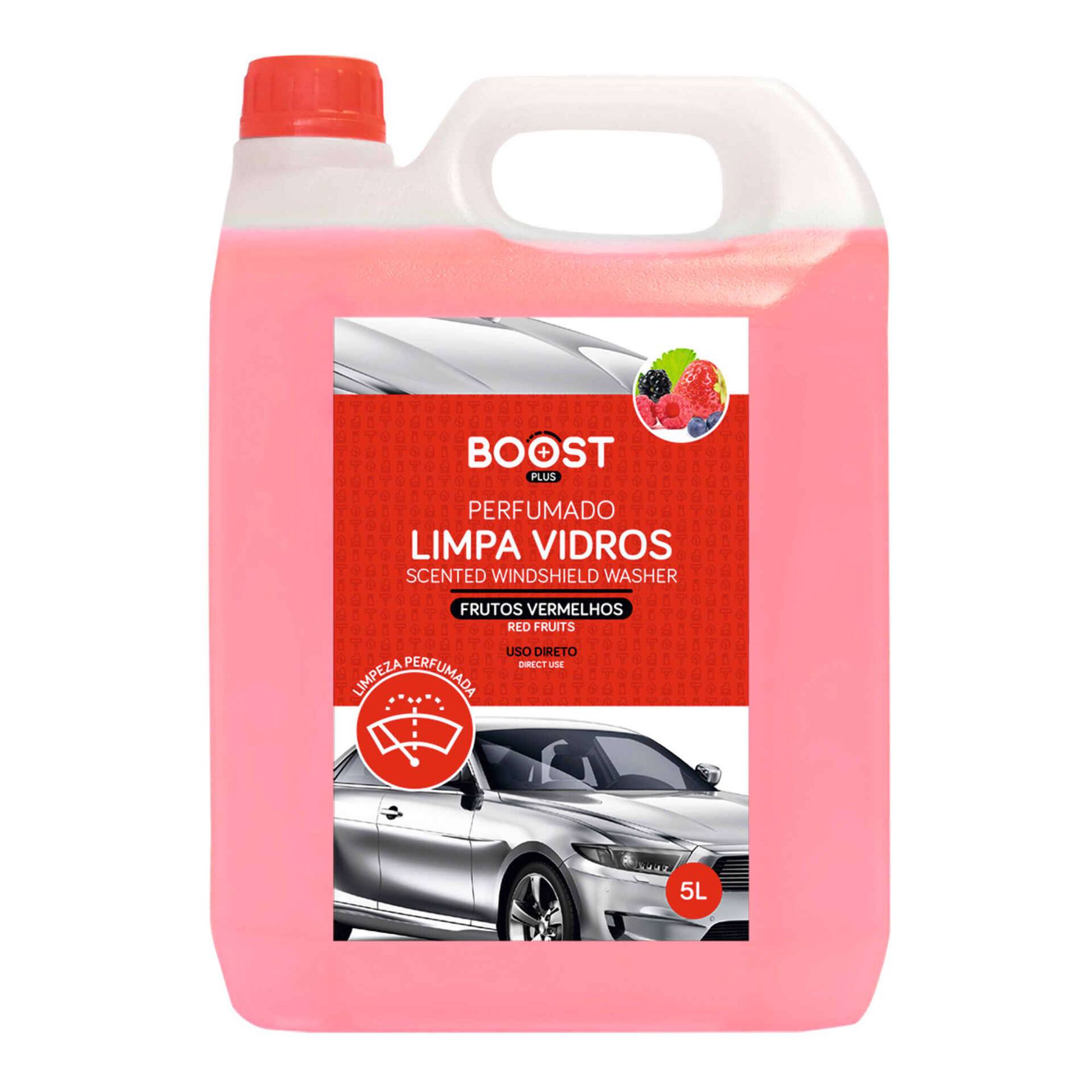 Limpa Vidros Auto Frutos Vermelhos