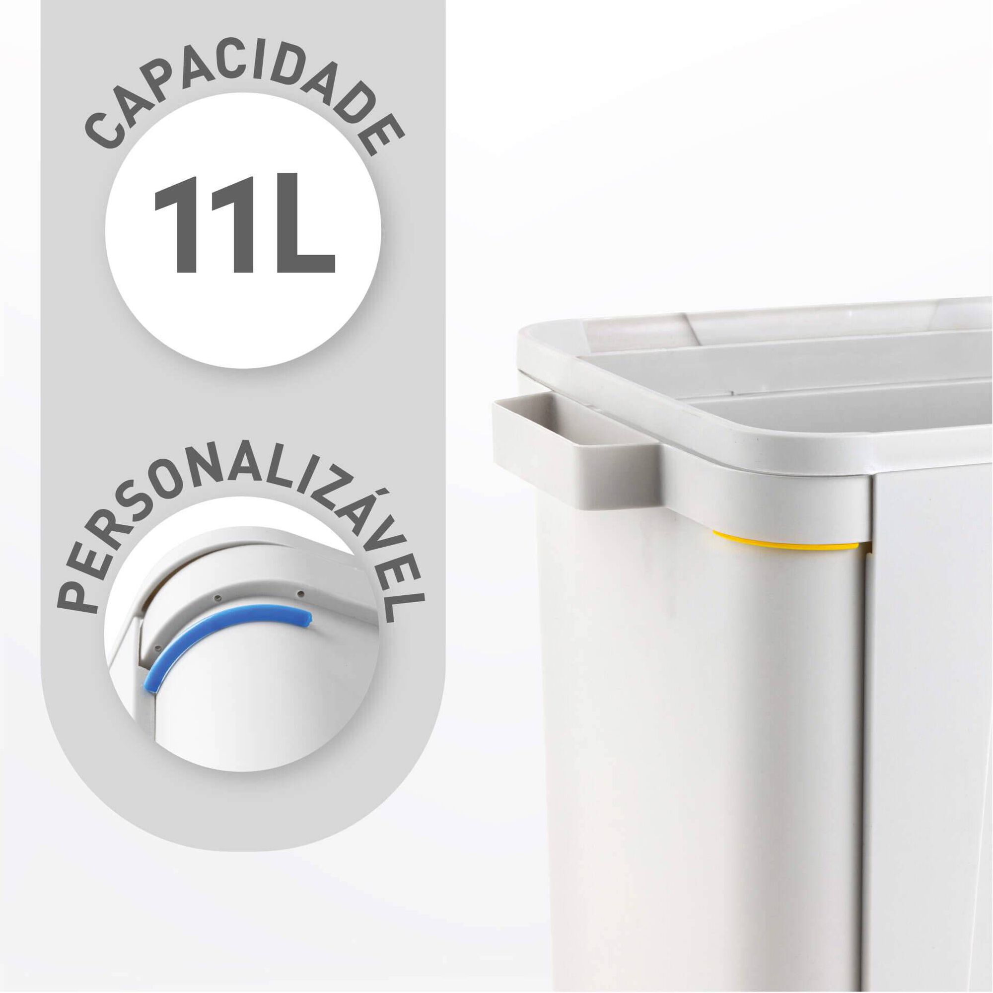Balde Lixo Eco 11L Kasa