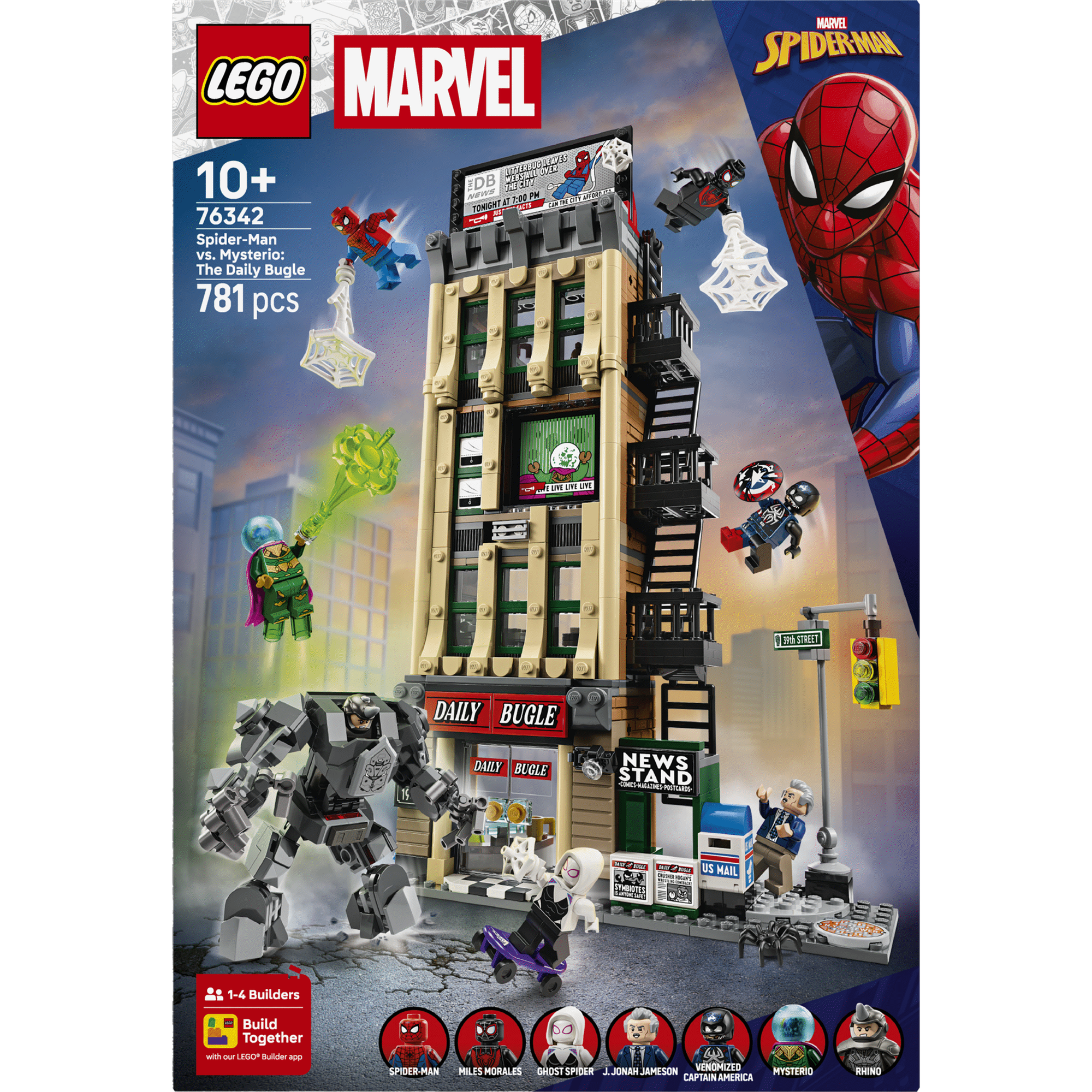 LEGO Marvel - Spider-Man contra Mysterio: O Daily Bugle - 76342