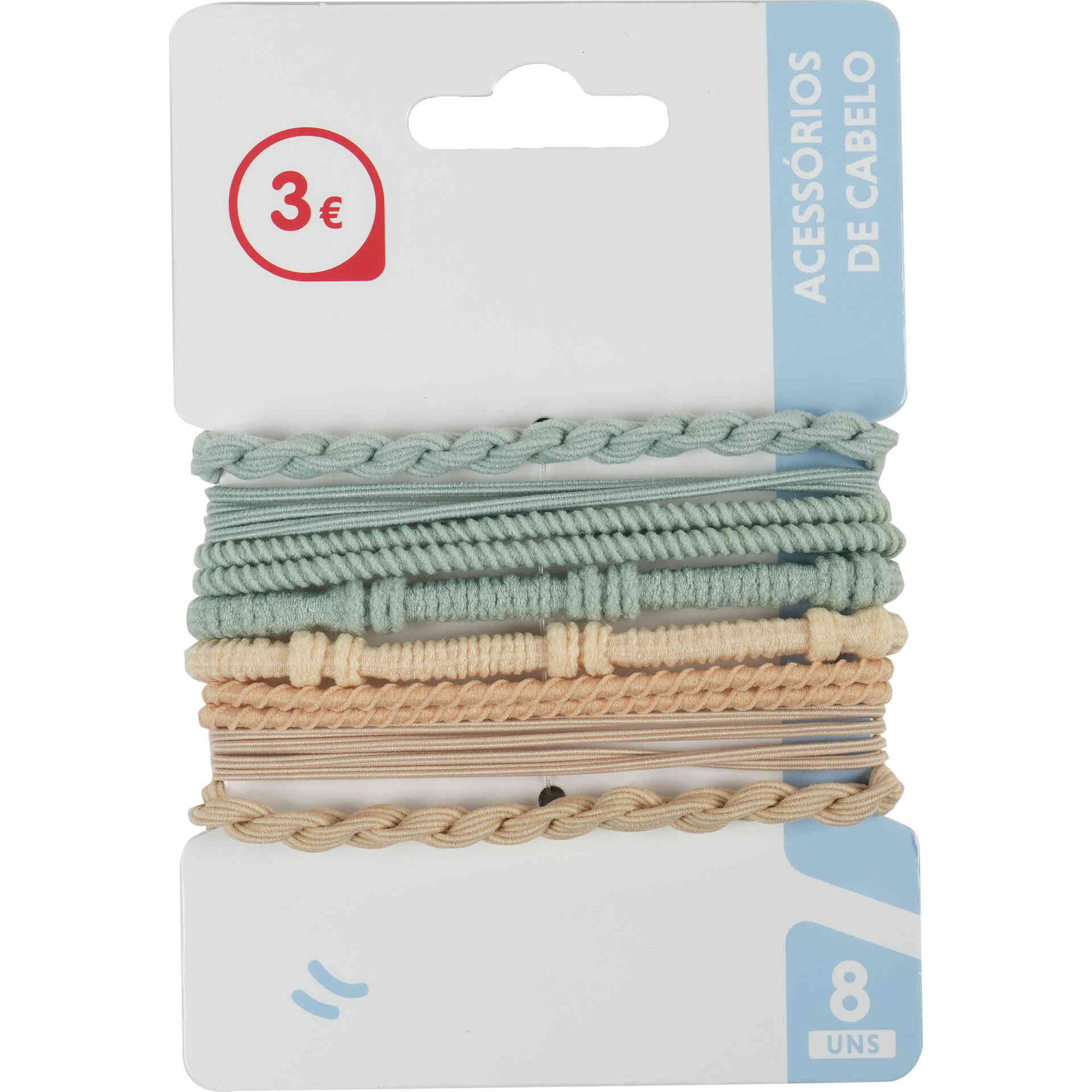 Conjunto 8 Acess&oacute;rios de Cabelo Bazar&atilde;o