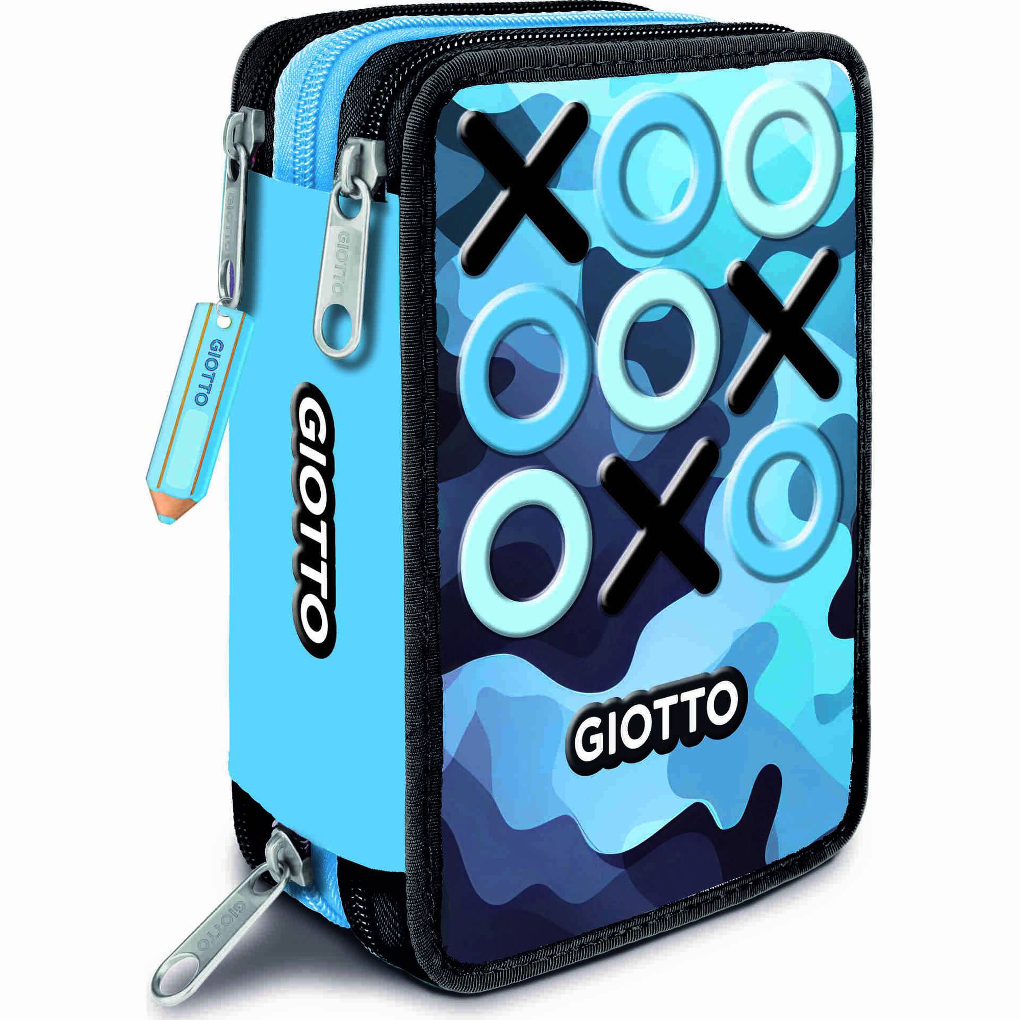 Estojo Completo Plumier 3Zip (v&aacute;rias cores) Giotto