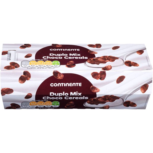 Iogurte Duplo Mix Choco Cereals Infantil Continente