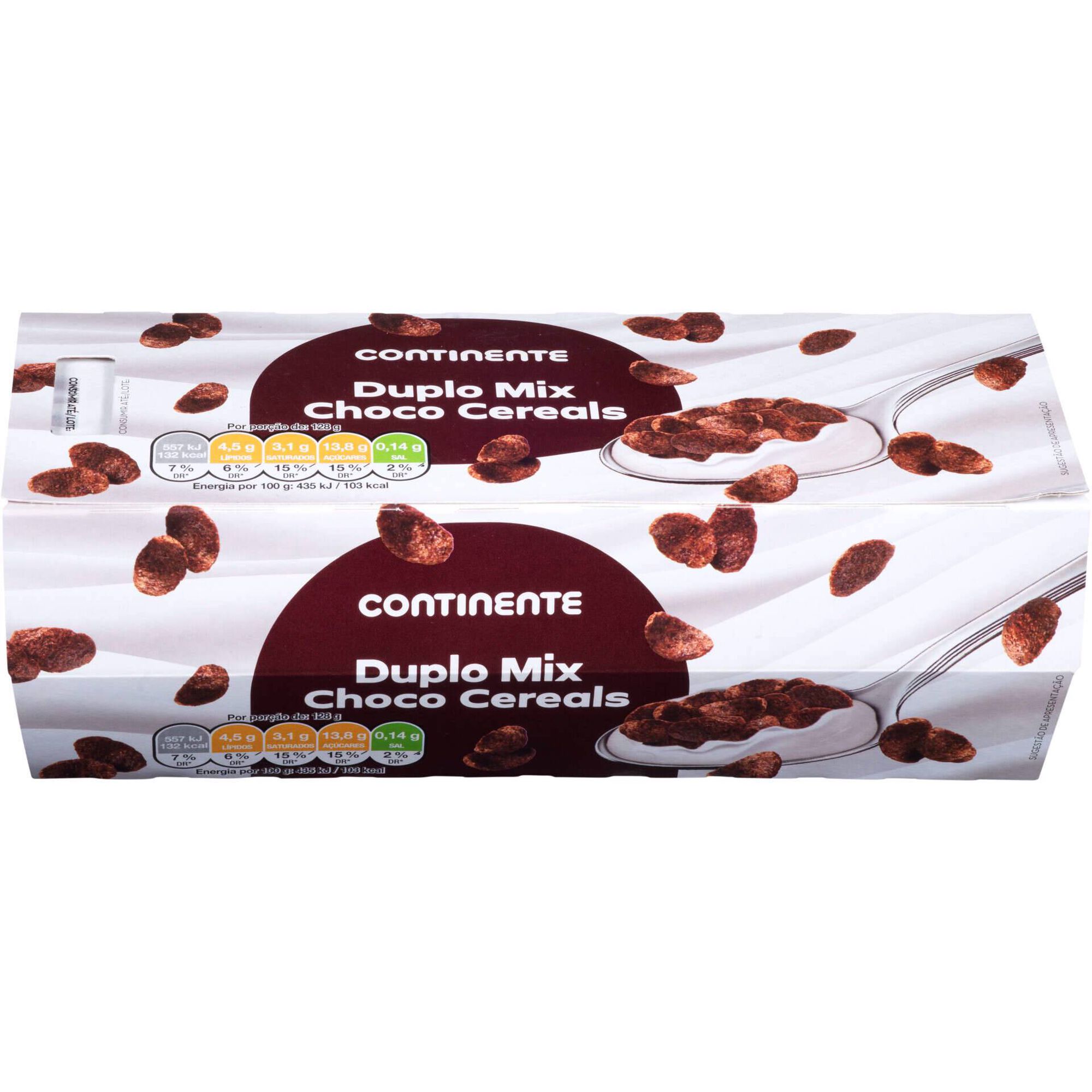 Iogurte Duplo Mix Cereais de Chocolate Infantil Iogurte Duplo Mix Cereais de Chocolate Infantil