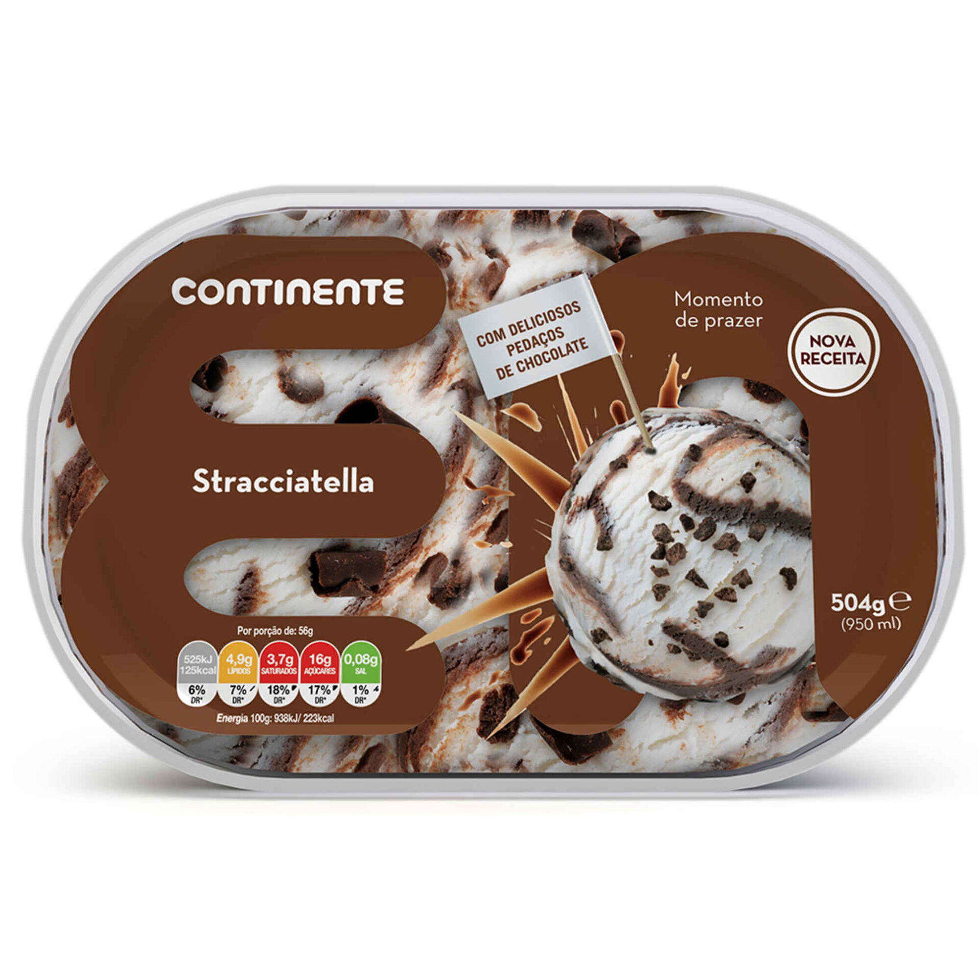 Gelado Stracciatella Gelado Stracciatella