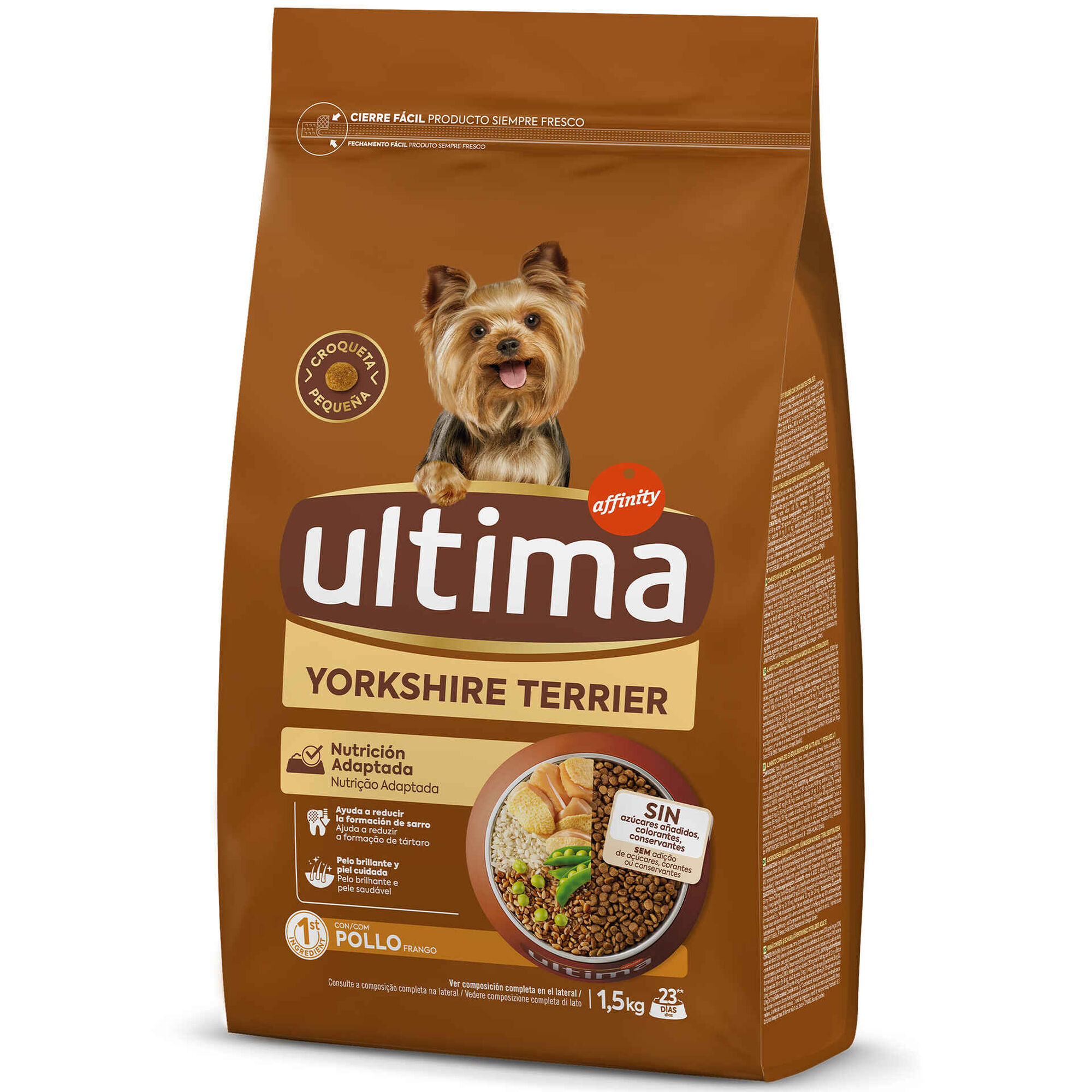 Ração para Cão Adulto Yorkshire Terrier Frango e Arroz Ração para Cão Adulto Yorkshire Terrier Frango e Arroz