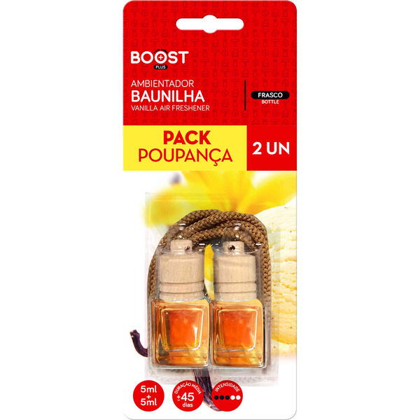 Ambientador Auto Pendurar Frasco Baunilha Boost
