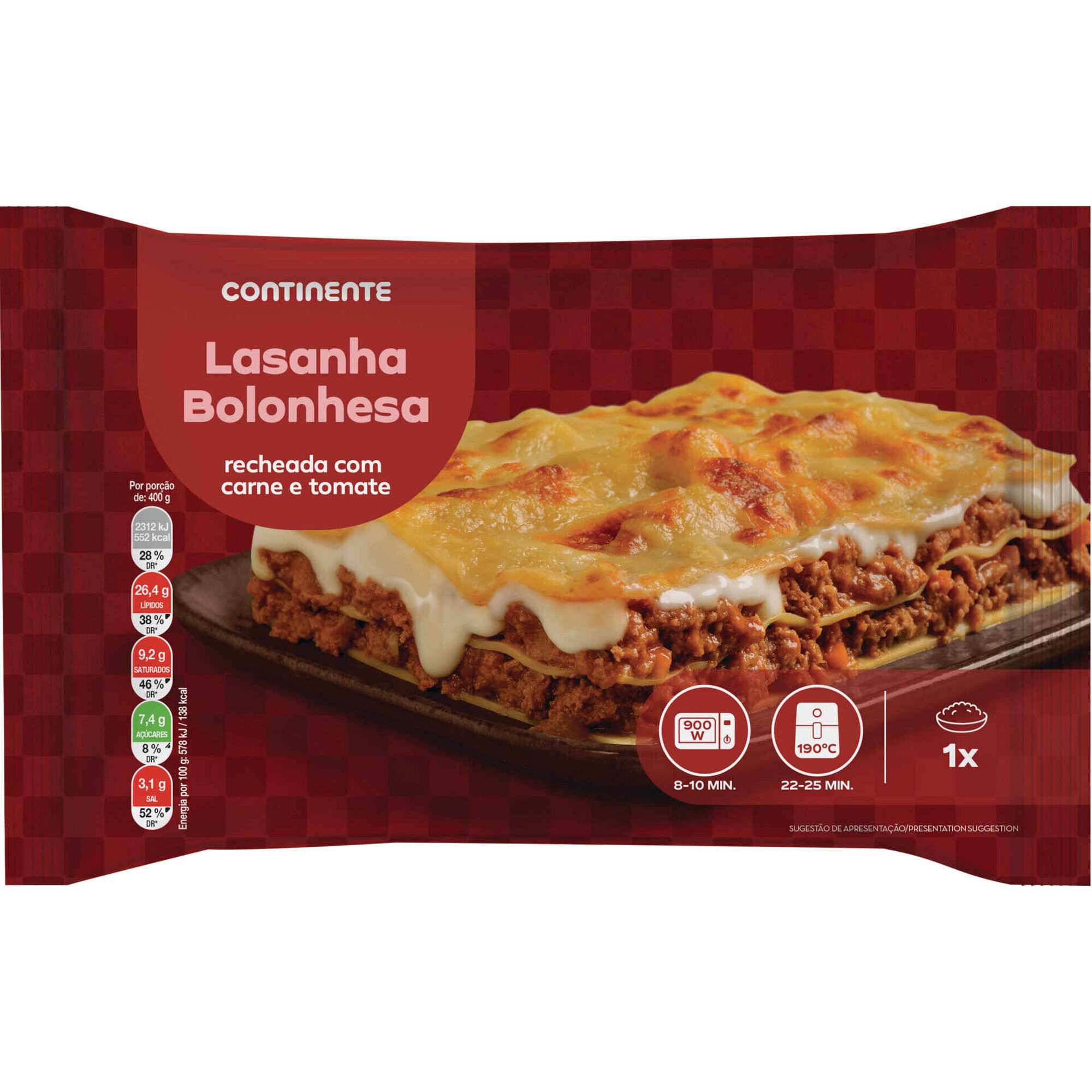 Lasanha Bolonhesa Continente