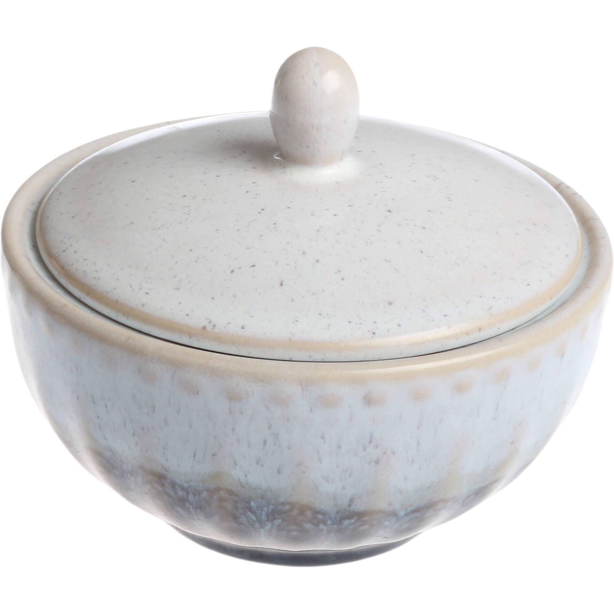 Açucareiro Branco e Azul