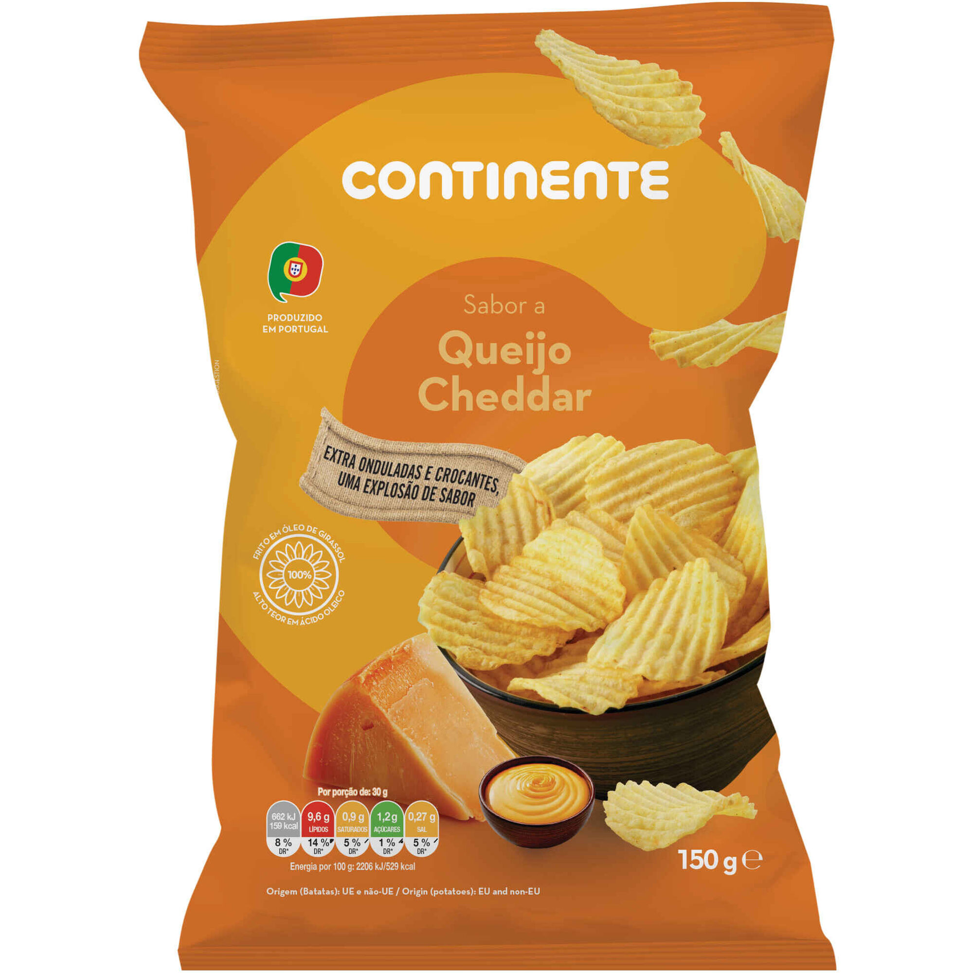 Batata Frita Extra Ondulada Queijo Cheddar Batata Frita Extra Ondulada Queijo Cheddar