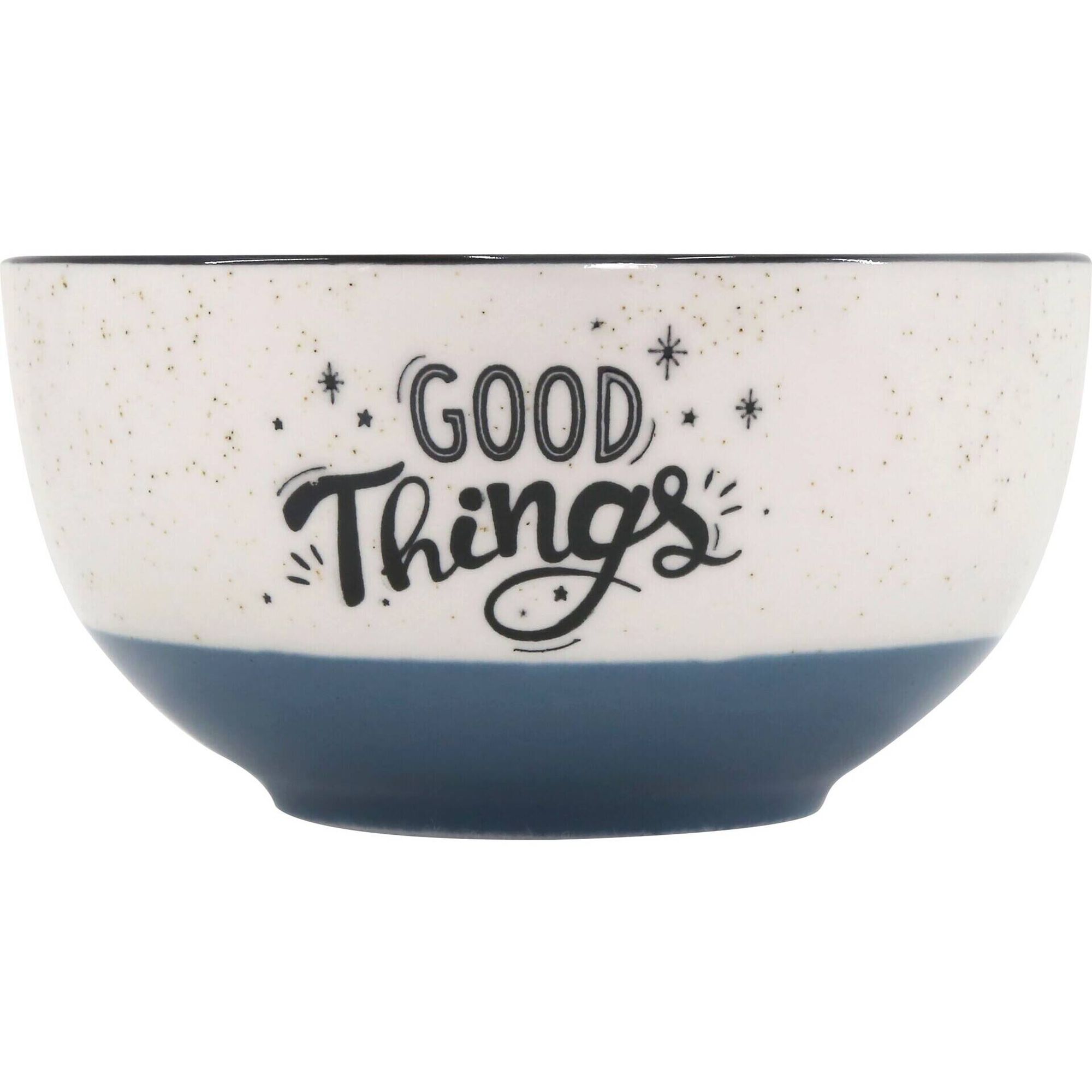 Taça Porcelana 420ml Bicolor Azul Passion