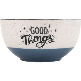 Taça Porcelana 420ml Bicolor Azul Passion