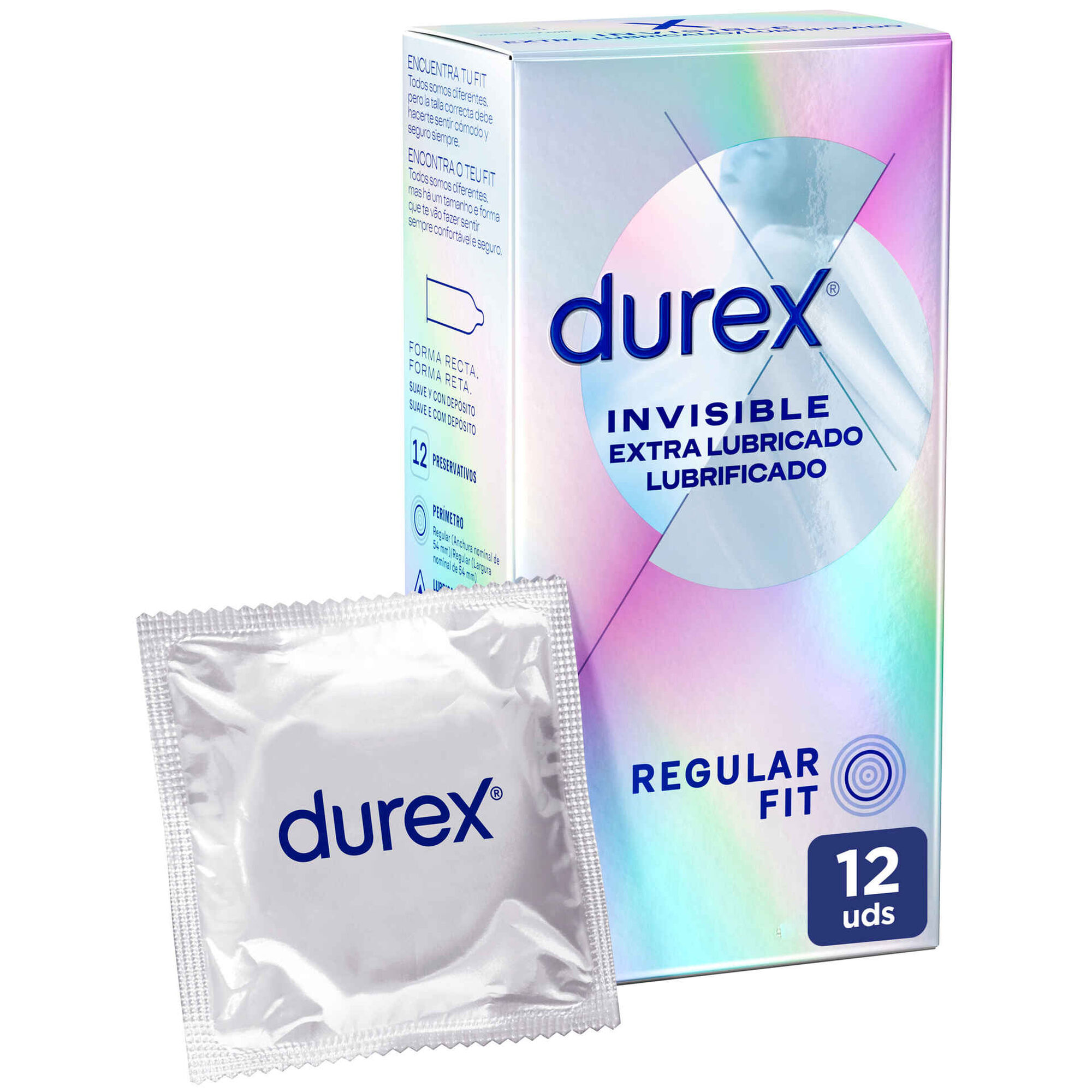 Preservativos Invisible Extra Lubrificado