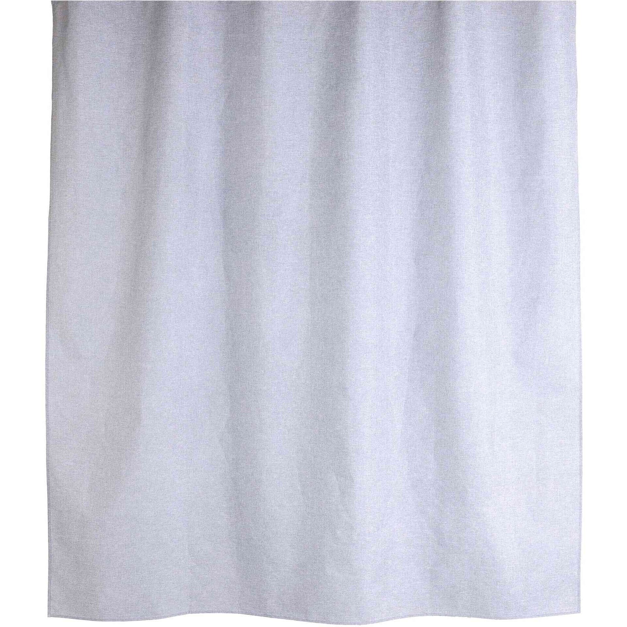 Cortina de Banho 150gr Poli&eacute;ster Cinza Kasa