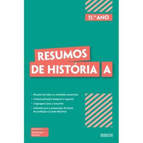 Resumos de Hist&oacute;ria A - 11.&ordm; Ano de Sebenta