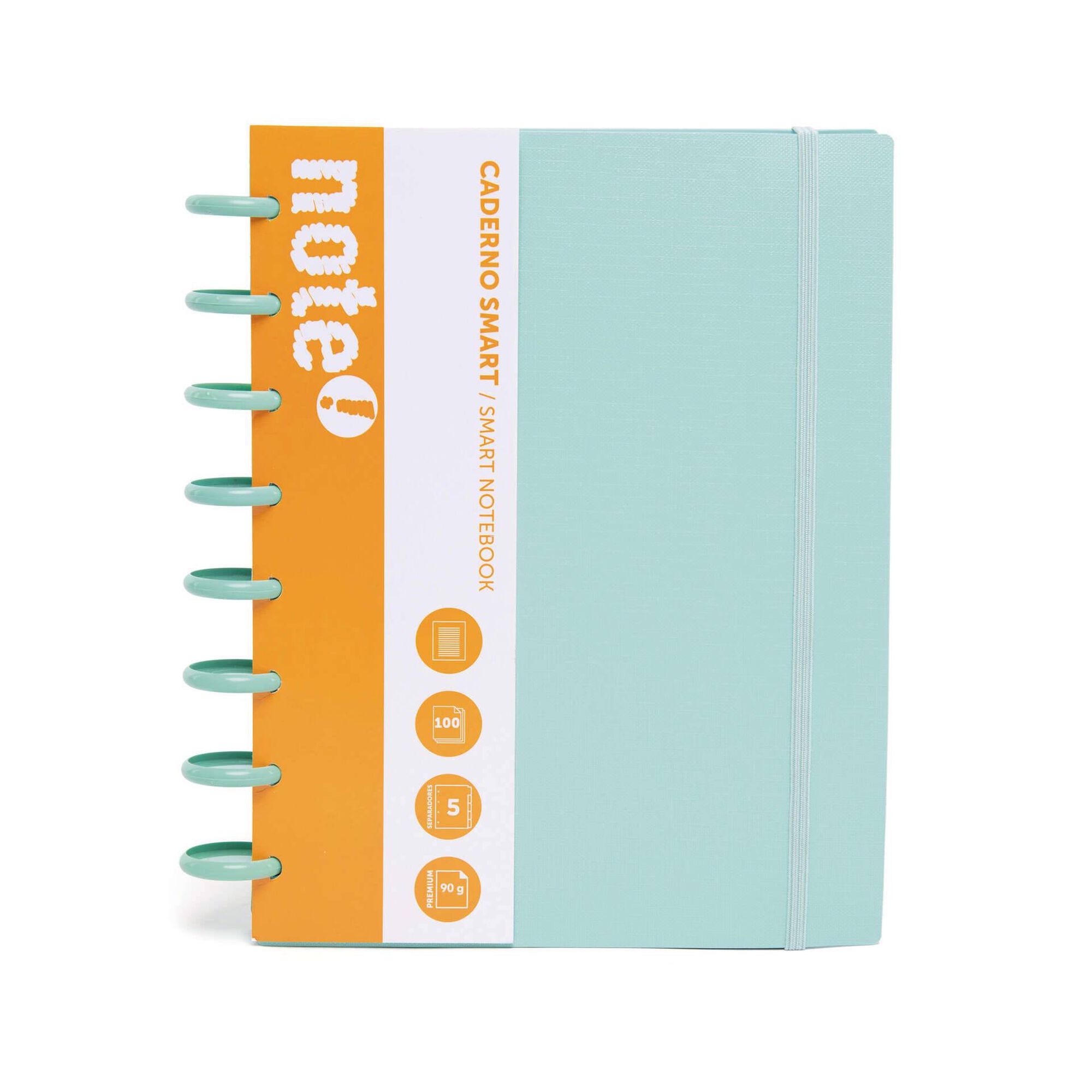 Caderno Smart A5 Verde Pastel